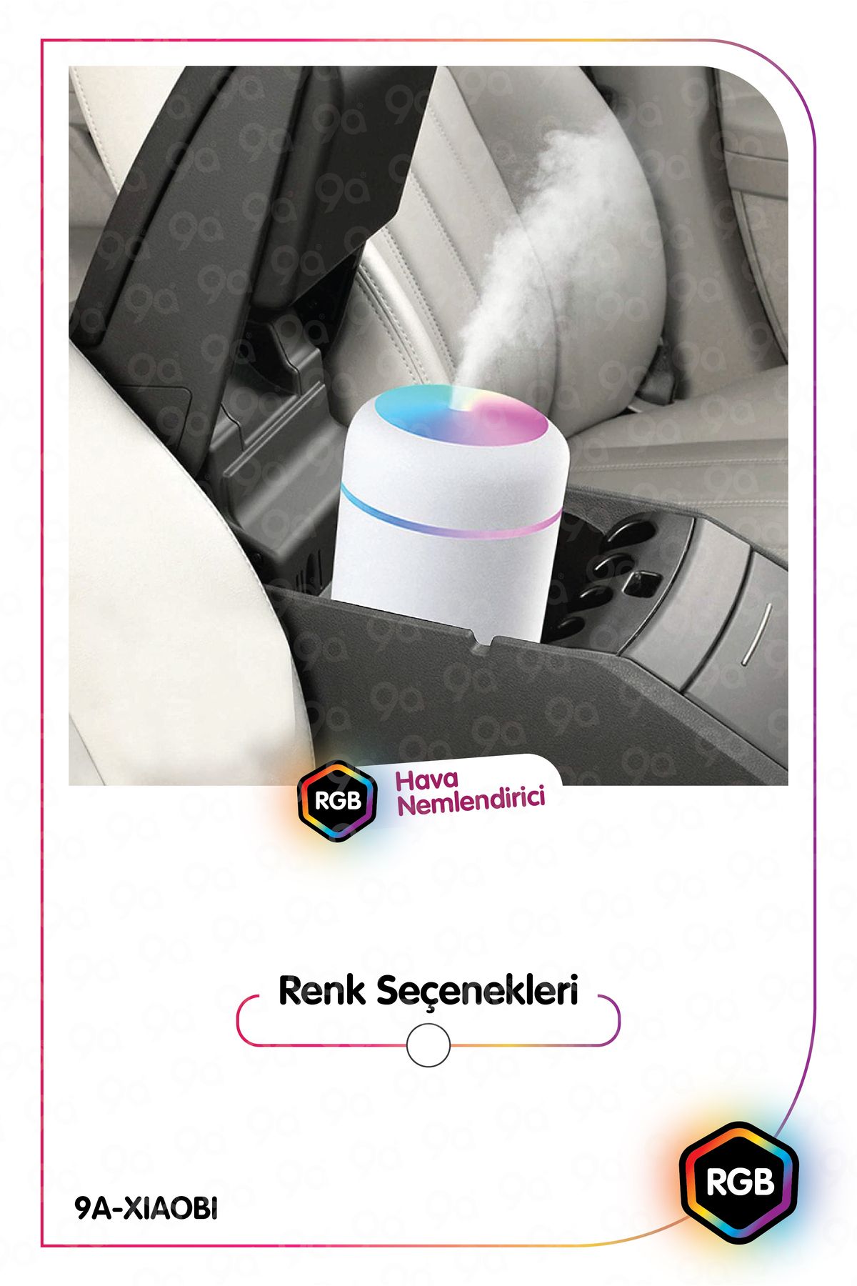 H2o Humidifier 300 Ml Ulrasonik Oda - Araç - Hava Nemlendirici Buhar Makinesi Ve Aroma Difüzörü