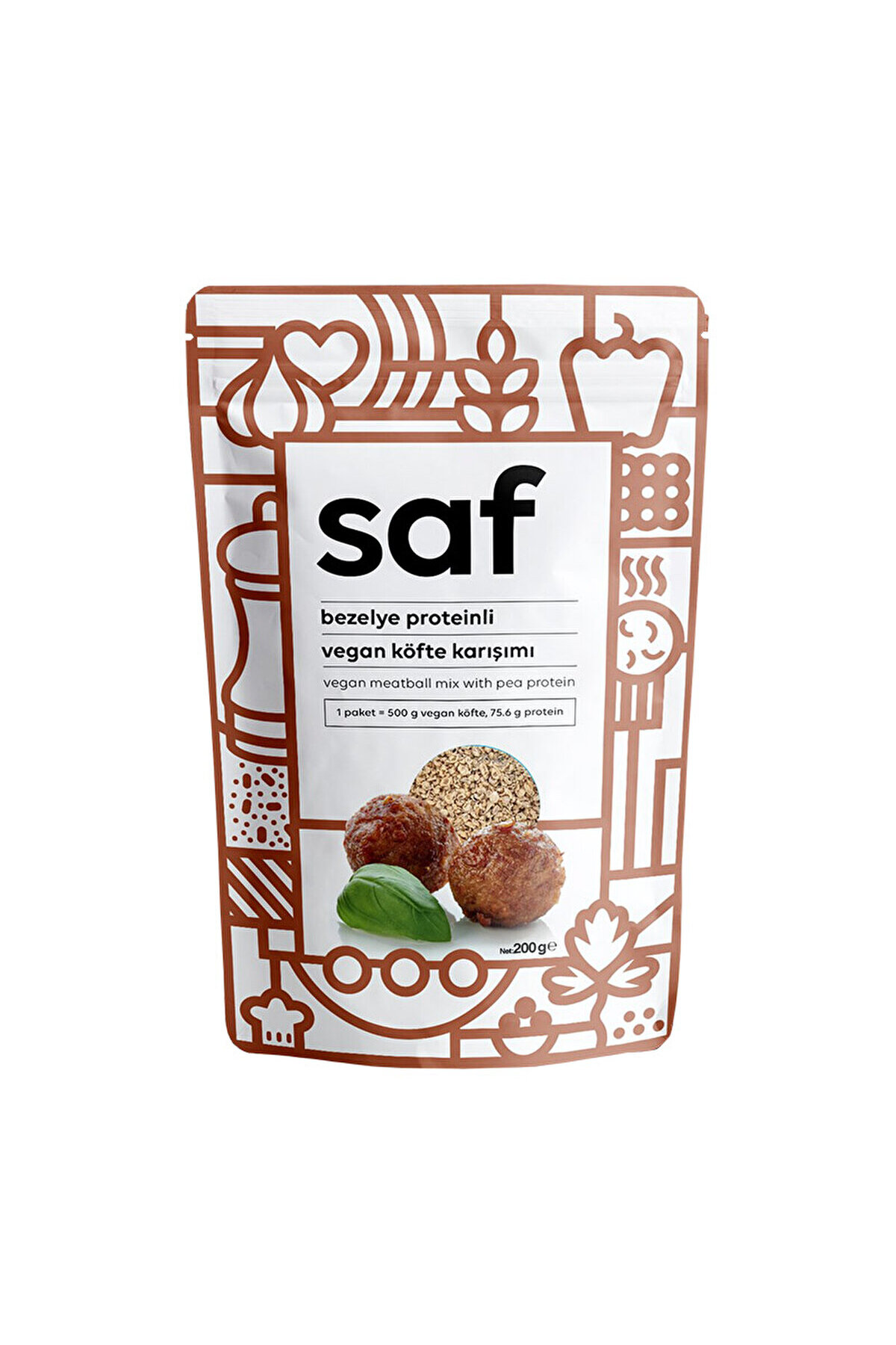 Pure Pea Protein Vegan Meatball Mix 200 gr
