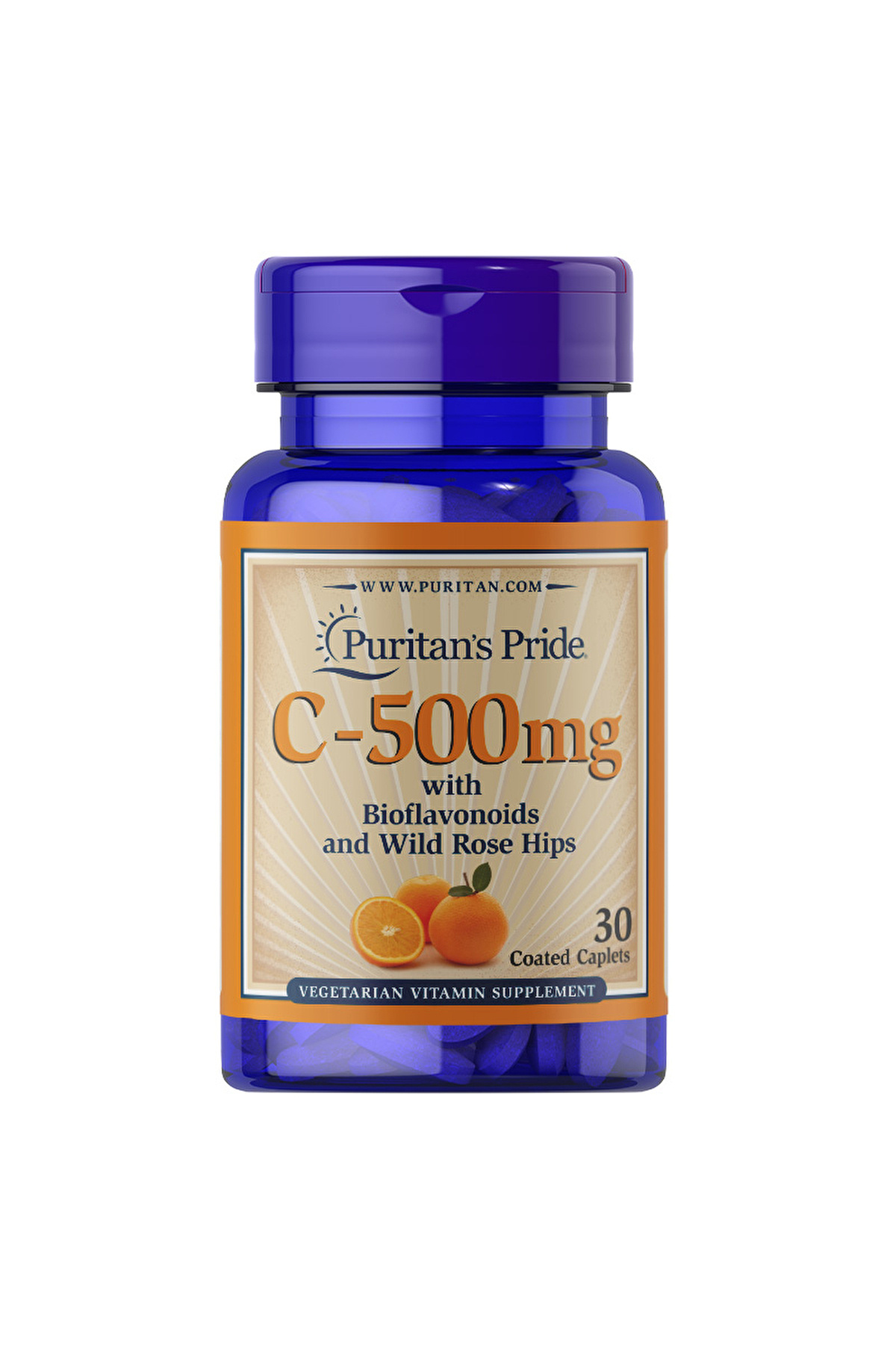 Vitamin C-500 mg with Bioflavonoids and Rose Hips 30 Tablets – UNFLAVORED Vitamin C-500 mg with Bioflavonoids and Rose Hips 30 Tablets – UNFLAVORED