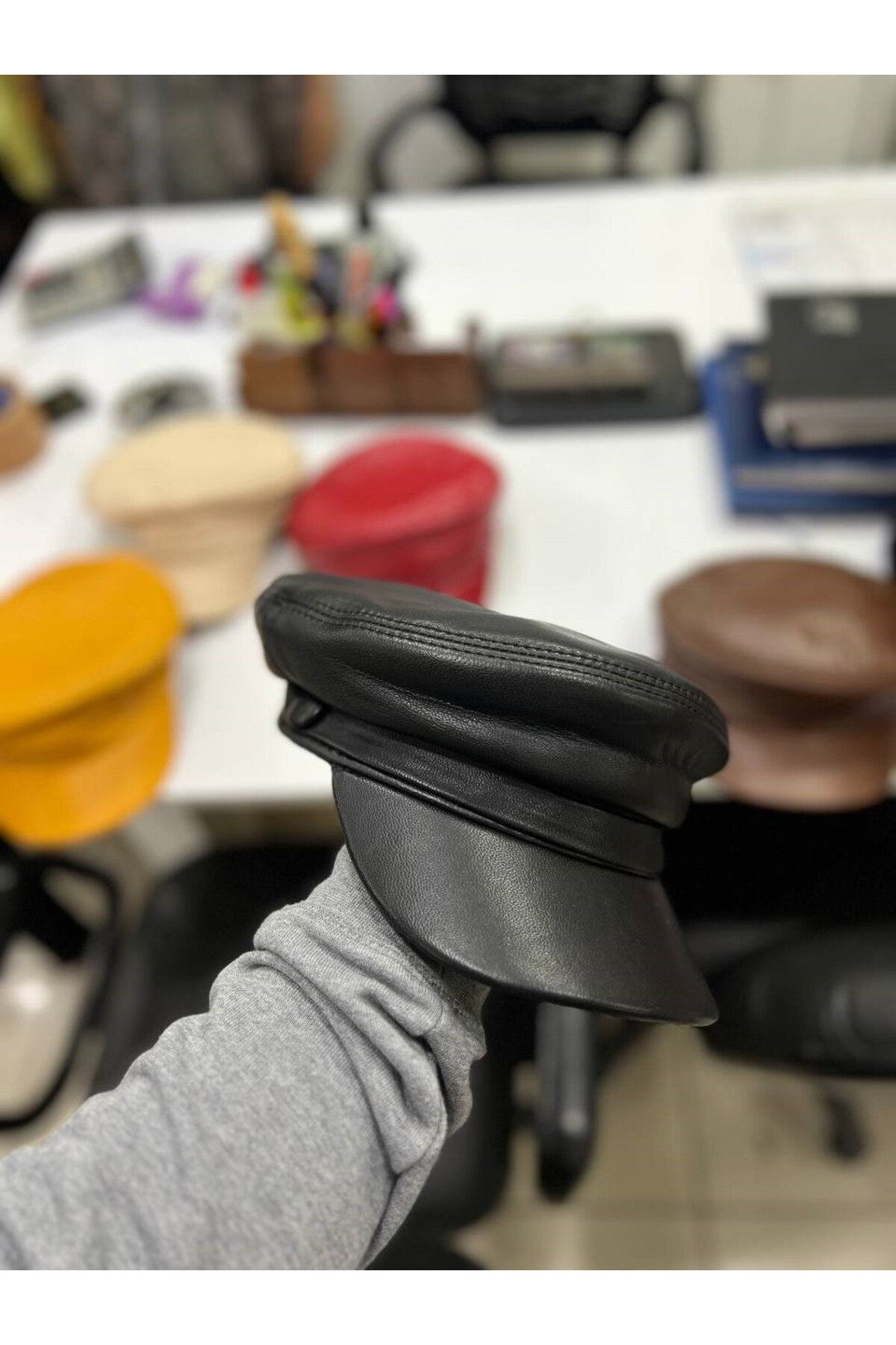 کلاه چرم اصل