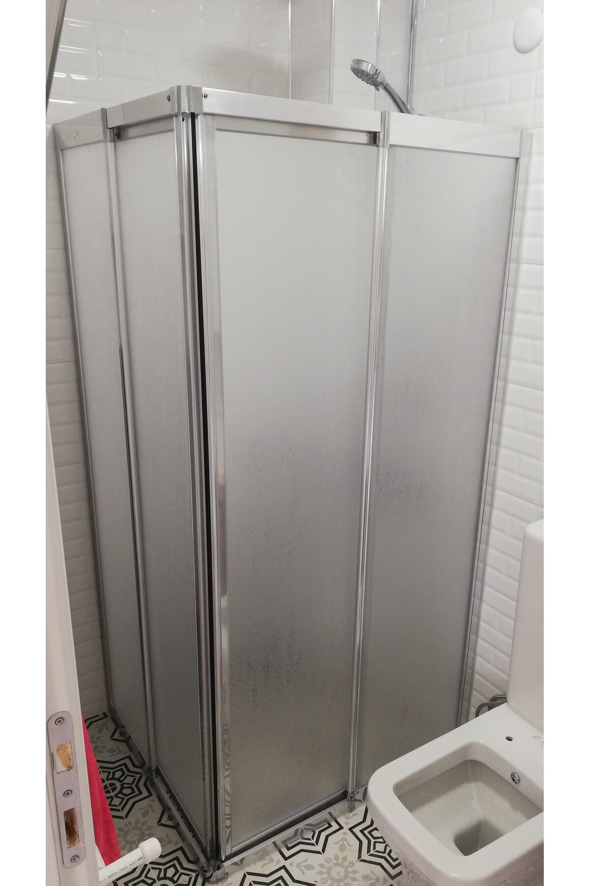 OBERS PARLAK KROM PLEKSİ 100x100cm KÖŞE ALÜMİNYUM MİKA DUŞAKABİN