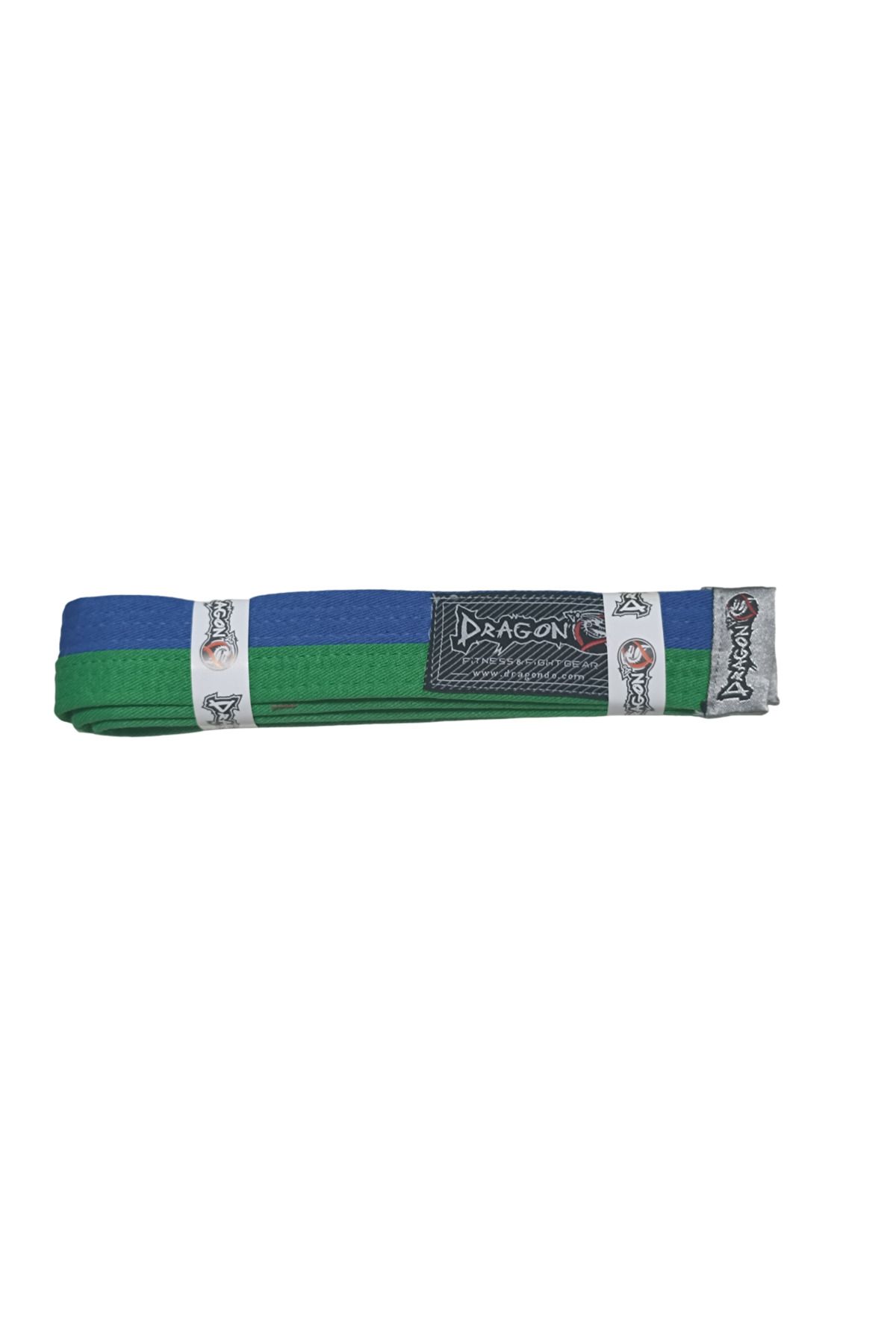 تجهیزات بوکس سبز کمربند Taekwondo Two Color 11012 Dragondo