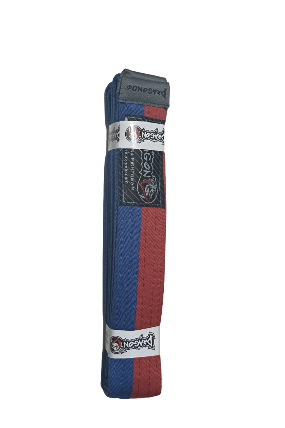 تجهیزات بوکس قرمز کمربند Taekwondo Two Color 11012 Dragondo