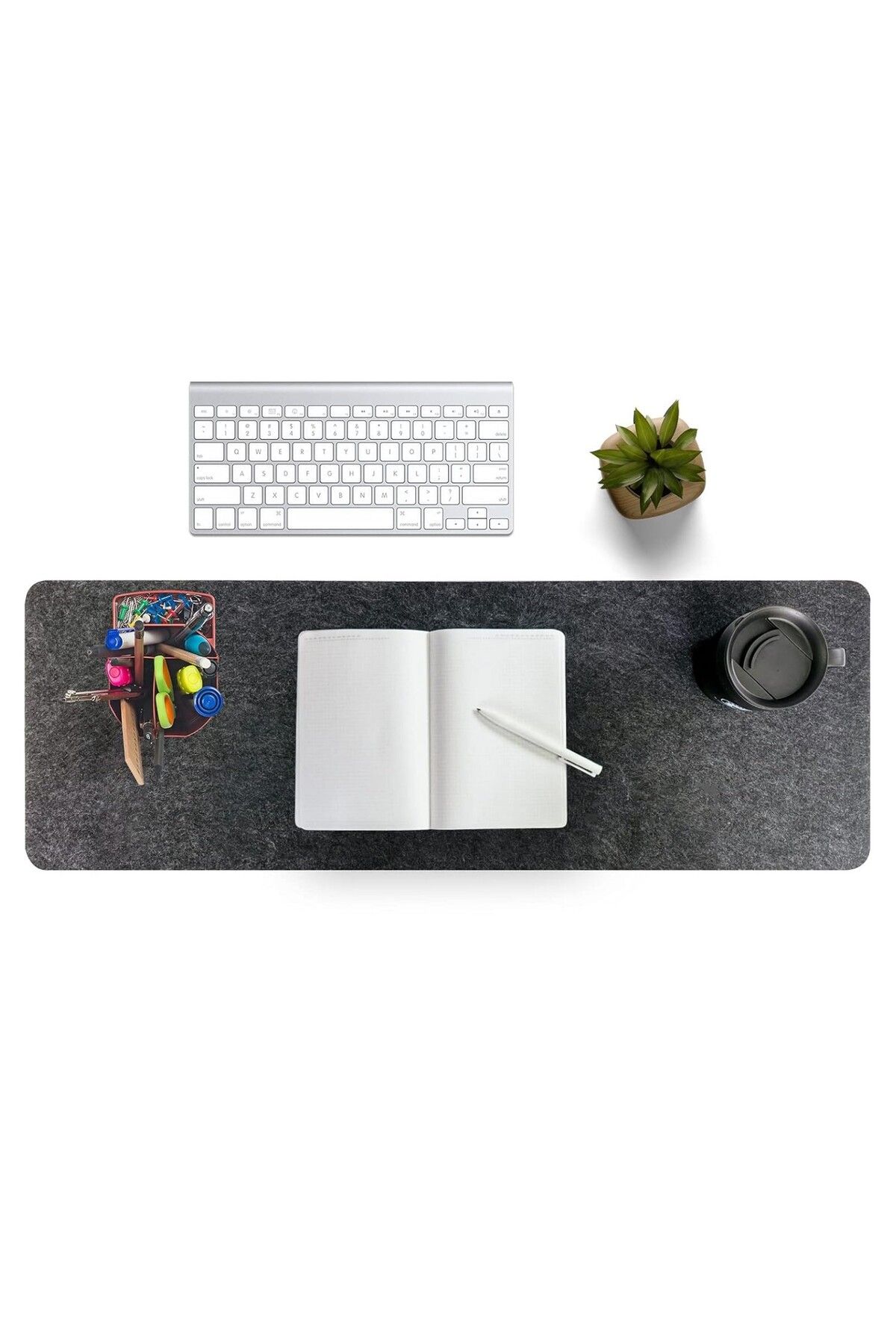 Next Craft-Study Desk Organizer Felt Computer Mouse Pad Table Top Organizer Mat 90x33 cm 4