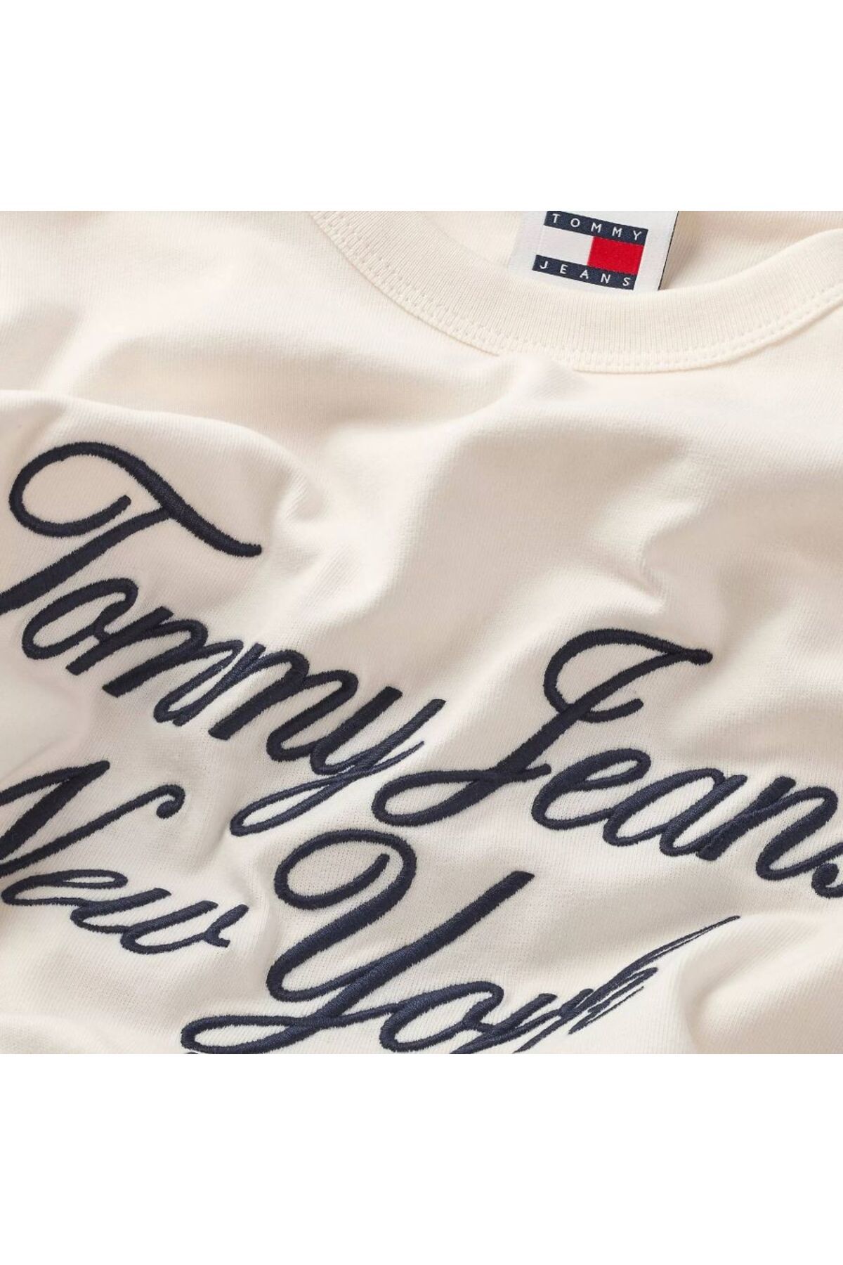 تی شرت سفید مردانه توری اورجینال Tommy Hilfiger