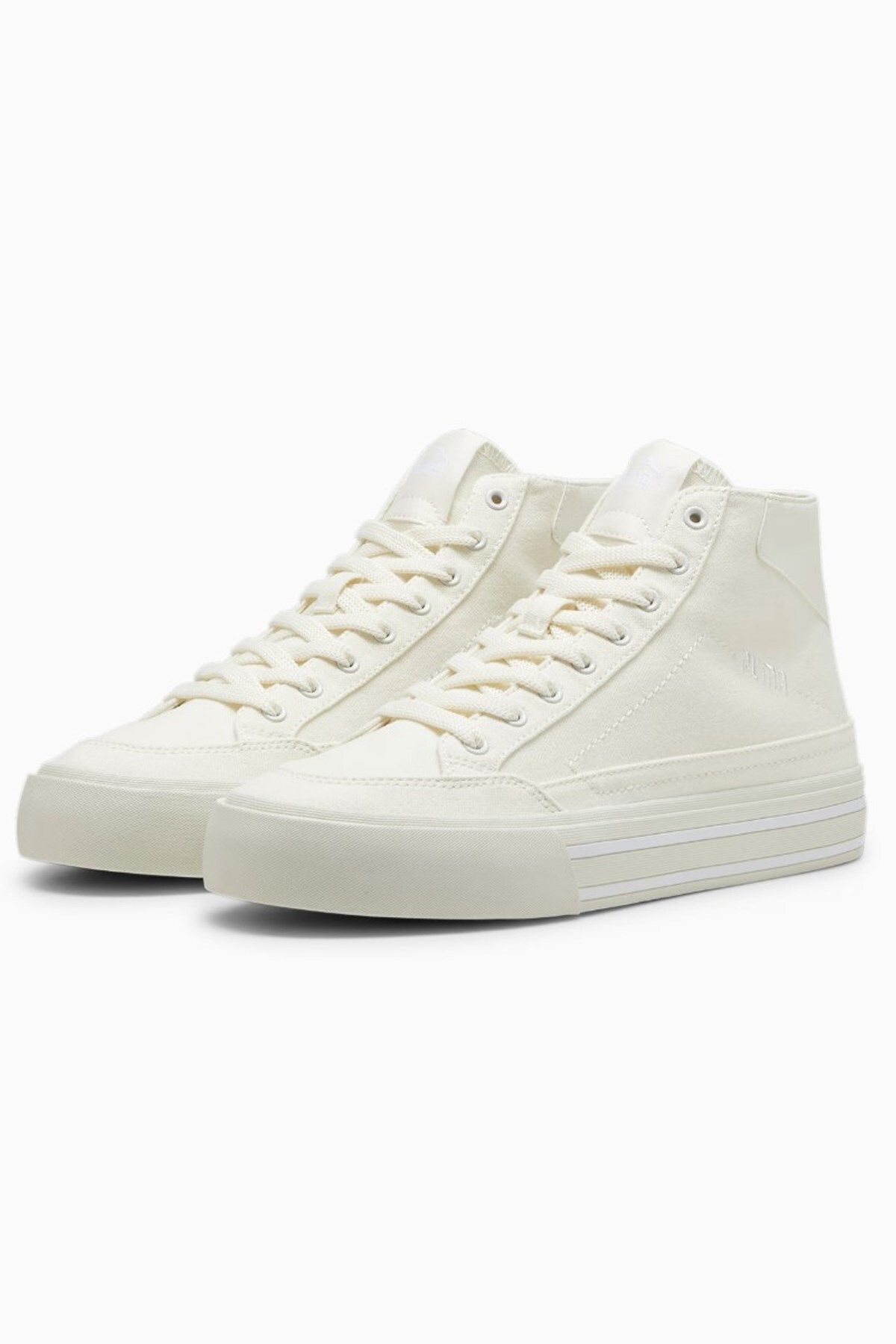 کفش دو و تمرین سفید مردانه زنانه Court کلاسیک VULC Mid Sport Puma