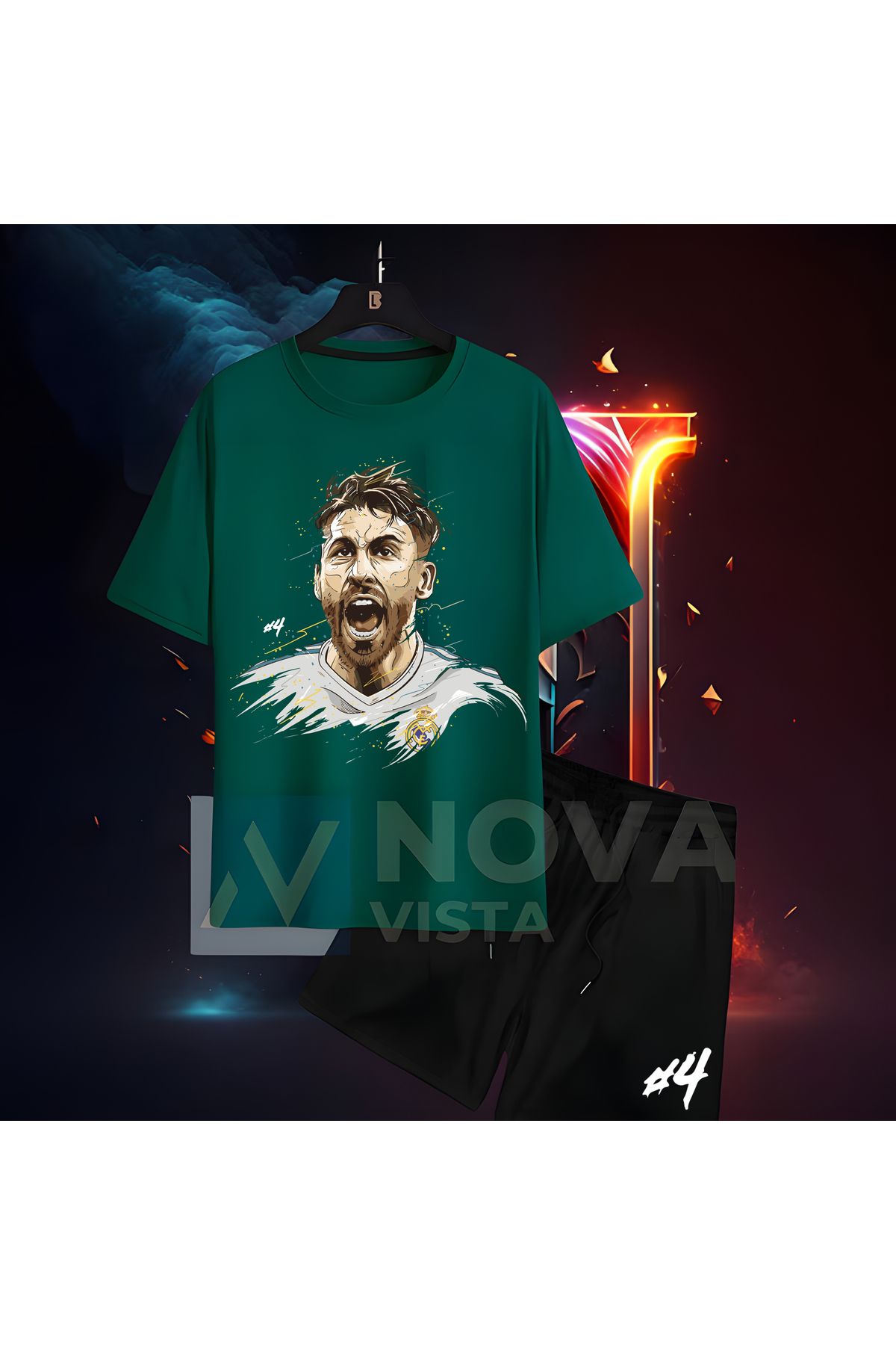 Biy Store Sergio Ramos real madrid forma fotograf bask l unisex regular fit ti ort t shirt ort tak m Fiyat Yorumlar Trendyol