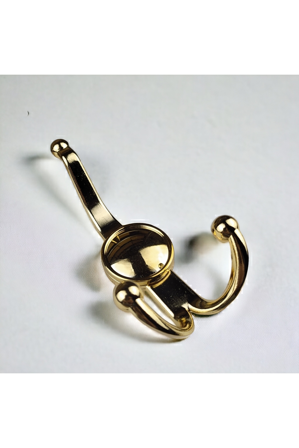 Dizaynhouse Boncuk Askı Portmanto Askısı Kapı arkası Askılık, Siyah, Antik Sarı ve Gold Renk Kıyafet Askısı