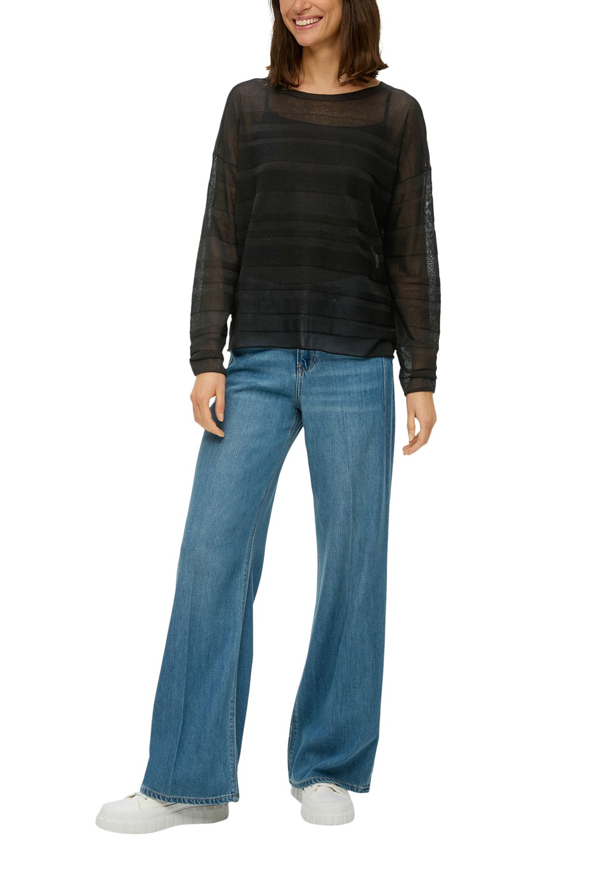 s.Oliver-Sweater with pattern structure 3