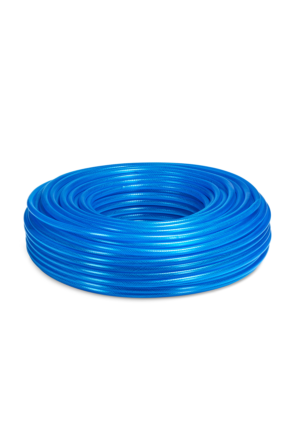 Pvc Şeffaf Örgülü Hortum Mavi Renk 1/2 ( iç çap 12,5 mm) 100 Metre 4
