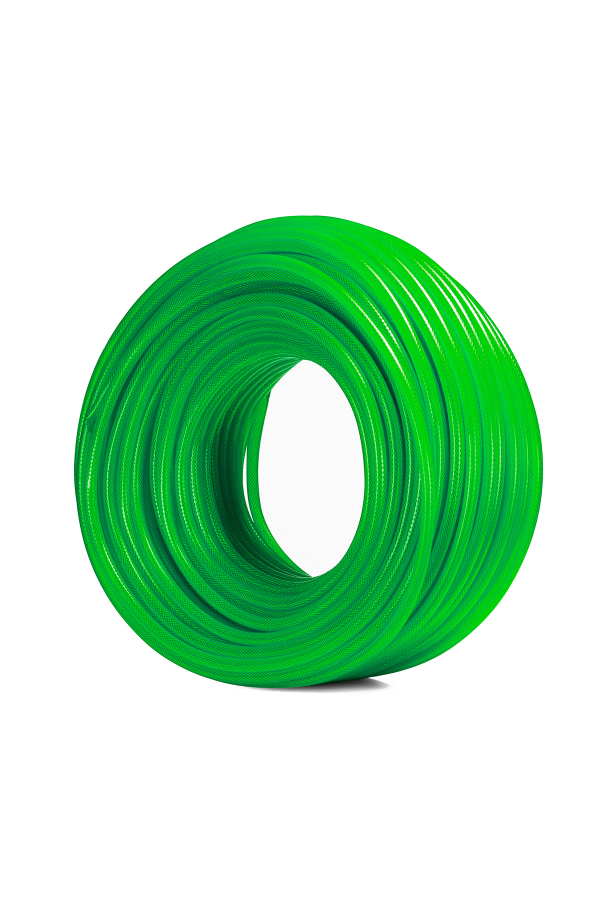 Pvc Şeffaf Örgülü Hortum Yeşil Renk 1/2 ( iç çap 12,5 mm) 100 Metre 4