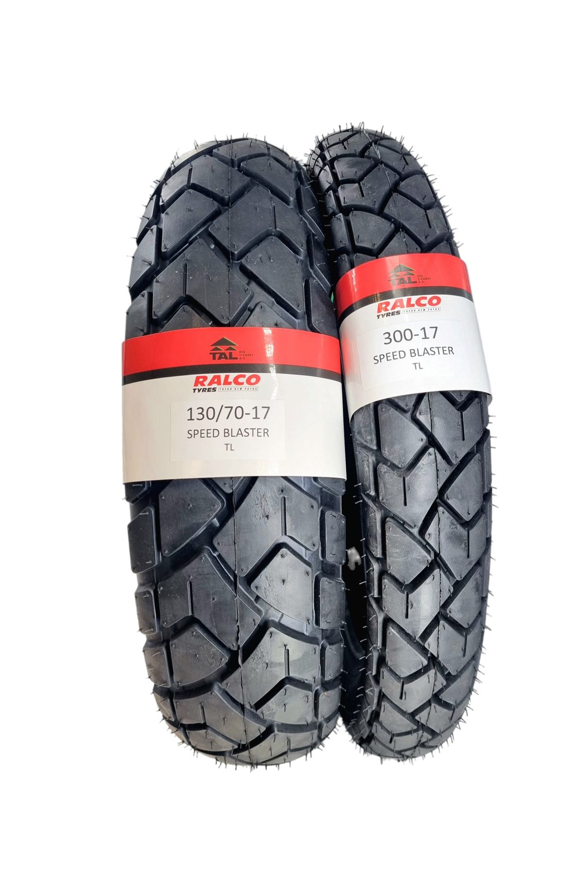 RALCO TYRES Mondial 125 Drift L CBS ÖN/ARKA SET 130/70-17 (TL) VE 300-17 (TL) SPEEDBLASTERA42