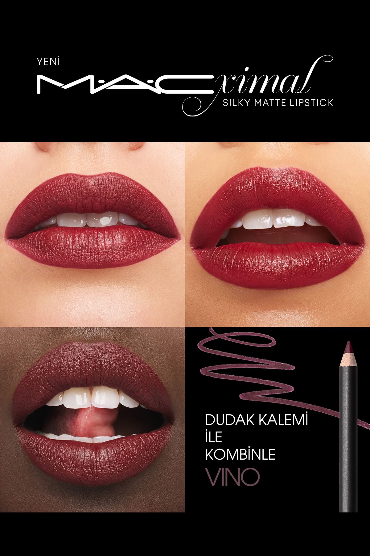 M.A.C-M·A·CXIMAL SILKY MATTE LIPSTICK LONG LASTING INTENSE COLOR LIPSTICK - DİVA KEYON2457 5