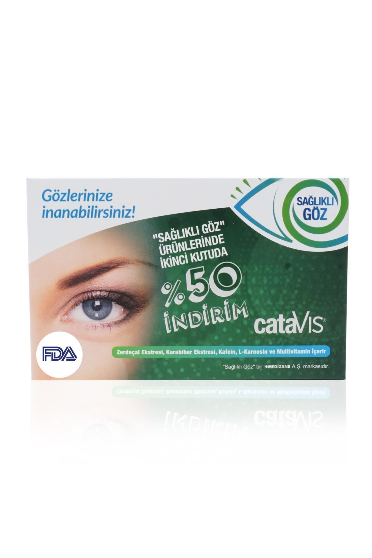 Healthy Eye Medizane Healthy Eye CataVIS Пищевая добавка - 2x20 капсул со скидкой 50% на вторую 5037