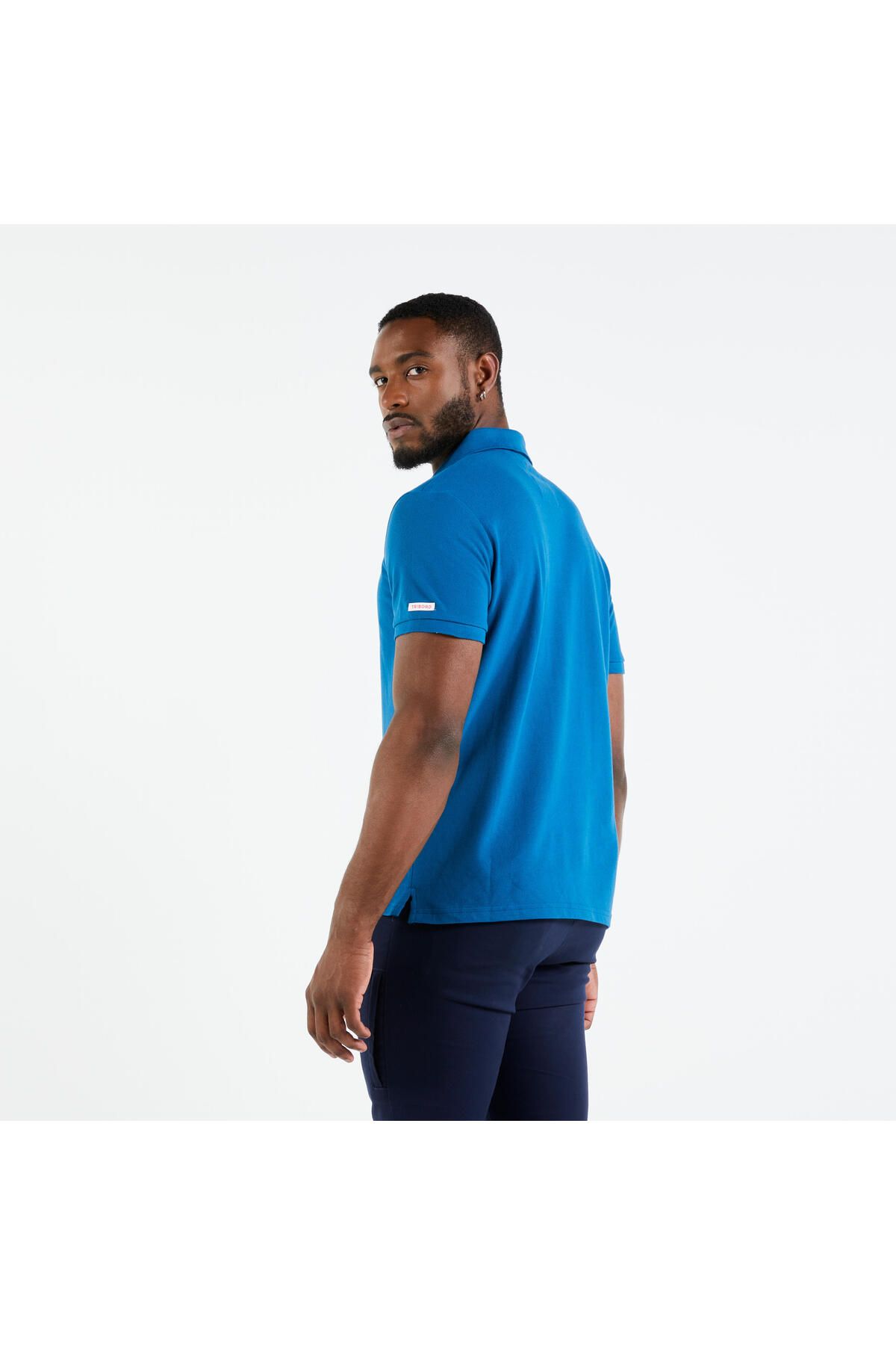 تی شرت ورزشی آبی مردانه قایقرانی 100 Decathlon