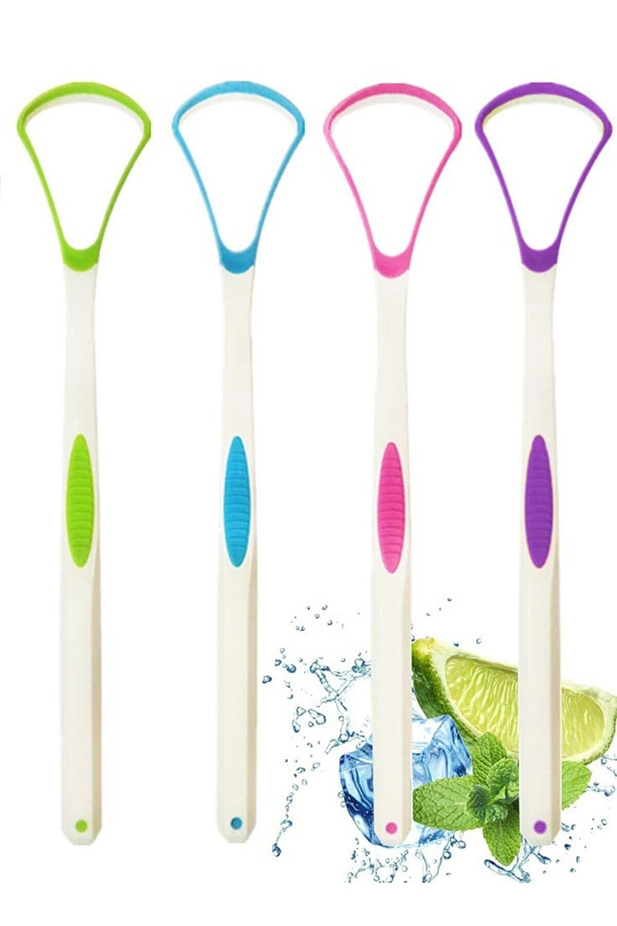 obrigado-Tongue Scraping Cleaner 1 Piece Plastic Anti-Odor Tongue Cleaning Apparatus Scraper Scraper 4