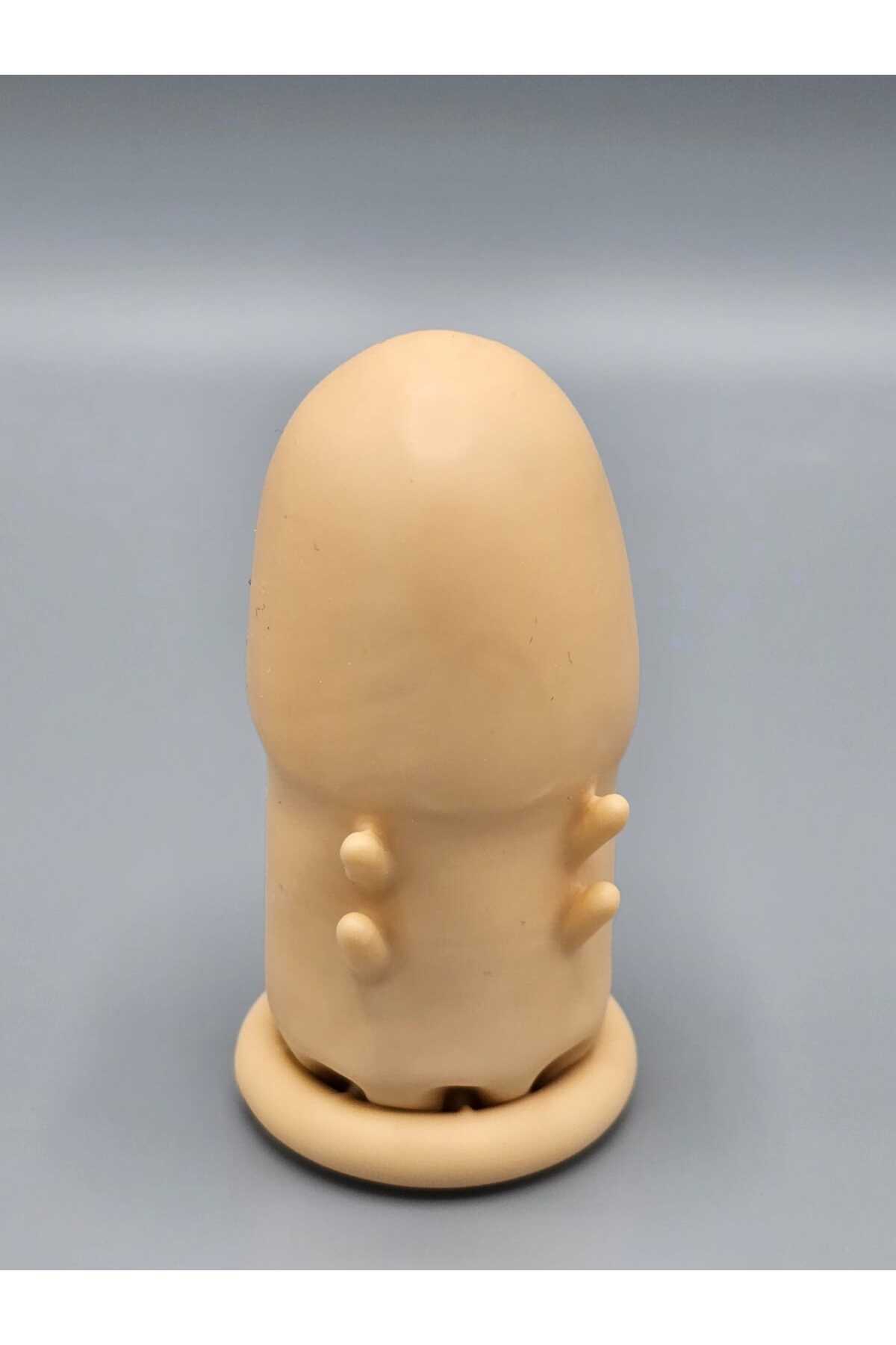 CENSAN Extender Cap Sitabella Penis Kılıfı, 2.5 inç, antenli, lateks