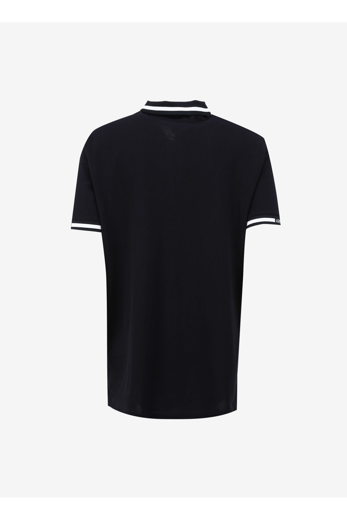 تی شرت یقه پولو آبی مردانه مسطح 3dzflh zjm5z 1583 Armani Exchange