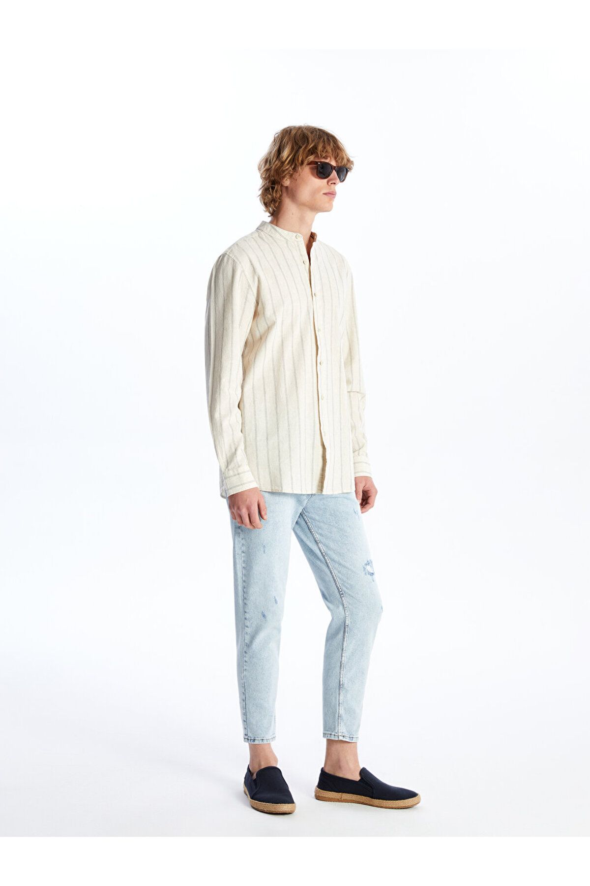 LC Waikiki Model 710 - Męskie Spodnie Jeansowe O Luźnym Kroju Mężczyzna - 30
