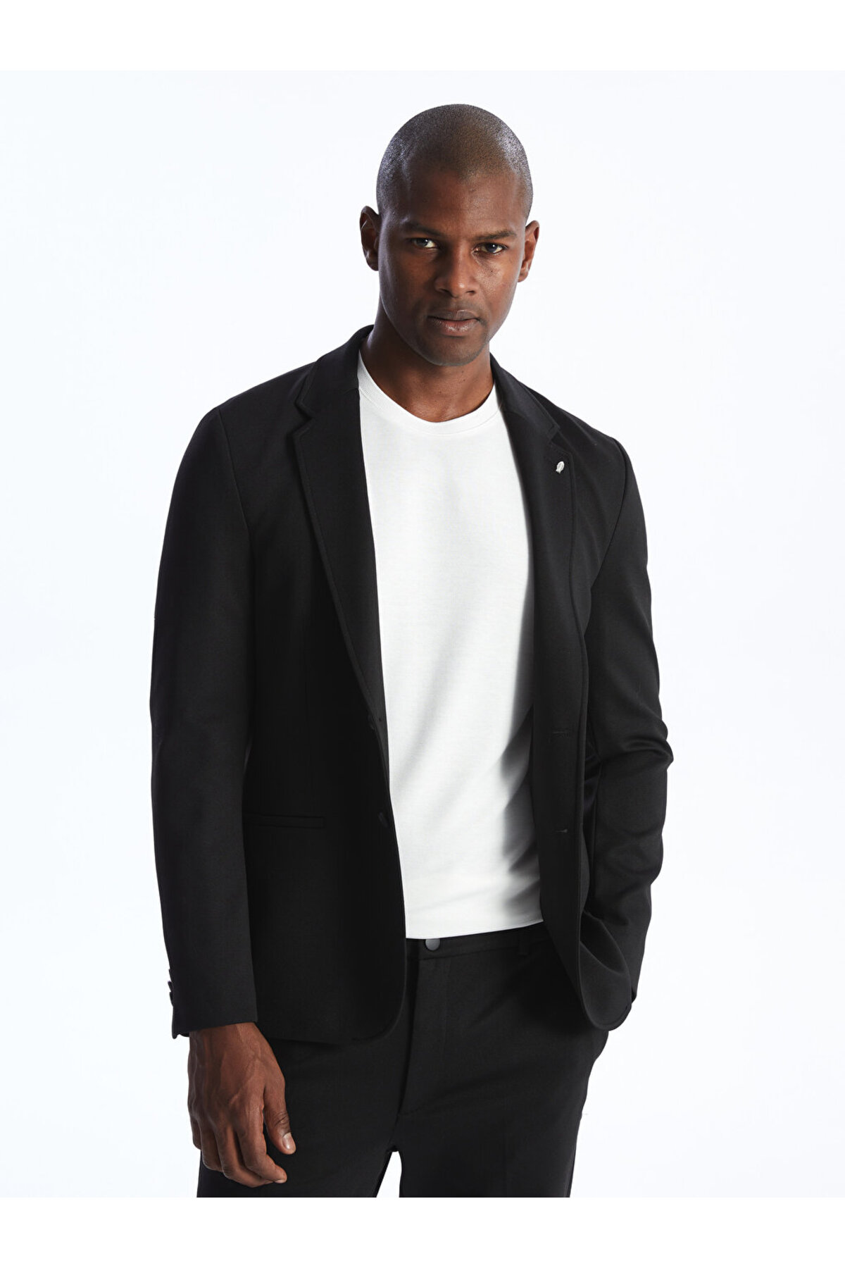 ژاکت مردانه مشکی ال سی وایکیکی | S46862Z8 - CVL اورجینال - تصویر 2