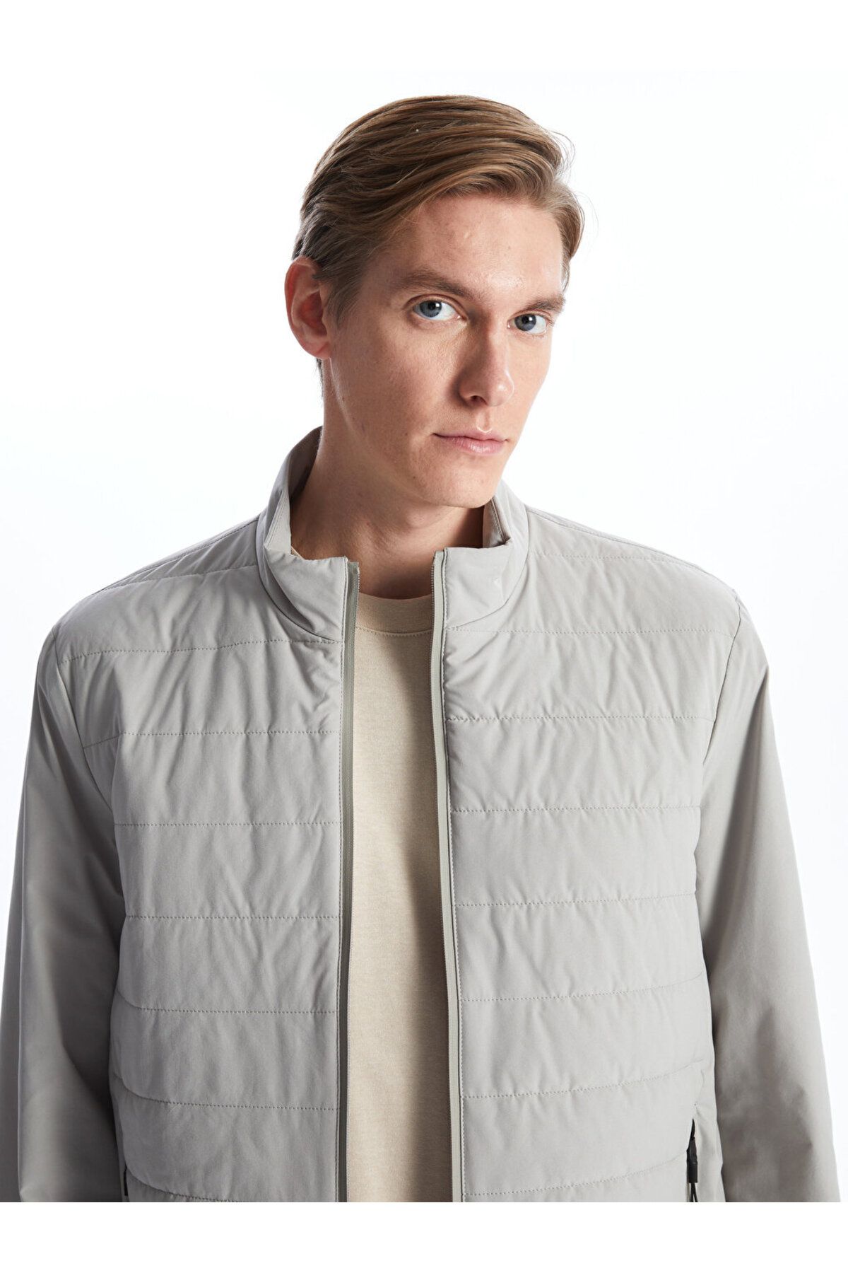 LC Waikiki-Standard Fit Stand Collar Men's Coat 2
