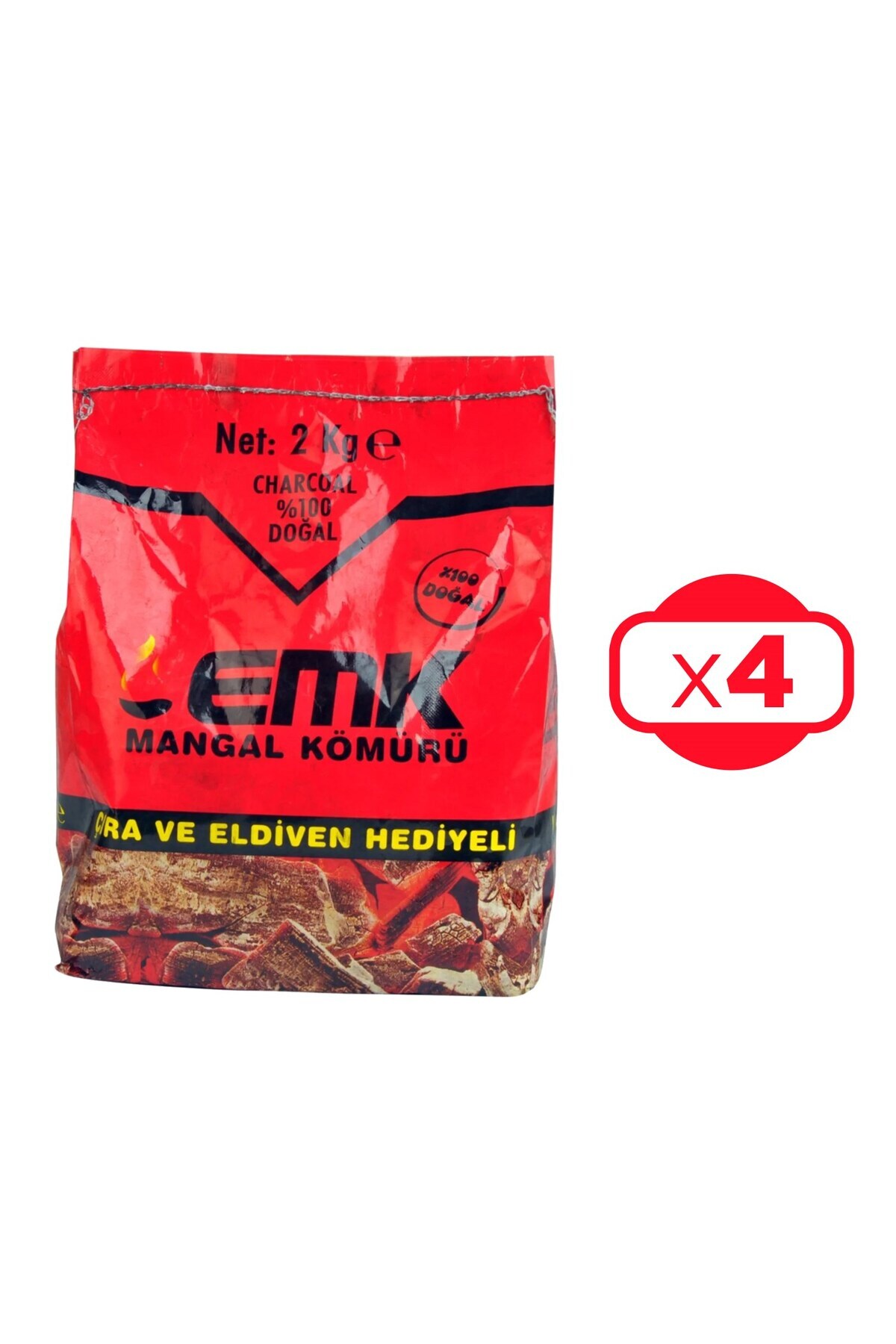 Mangal Kömürü 2 Kg x 4 Adet