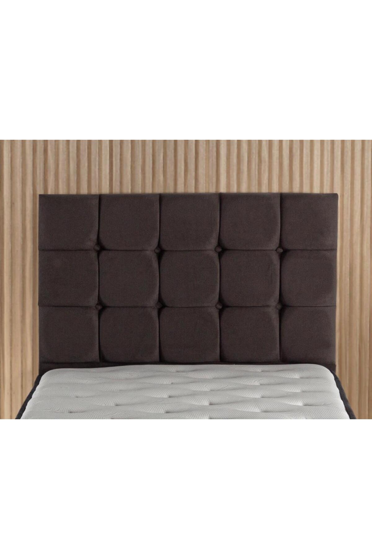 Niron Yatak Niron Rama 80cm Tek Kişilik Başlık, Füme Soho Kumaş Yatak Başlığı