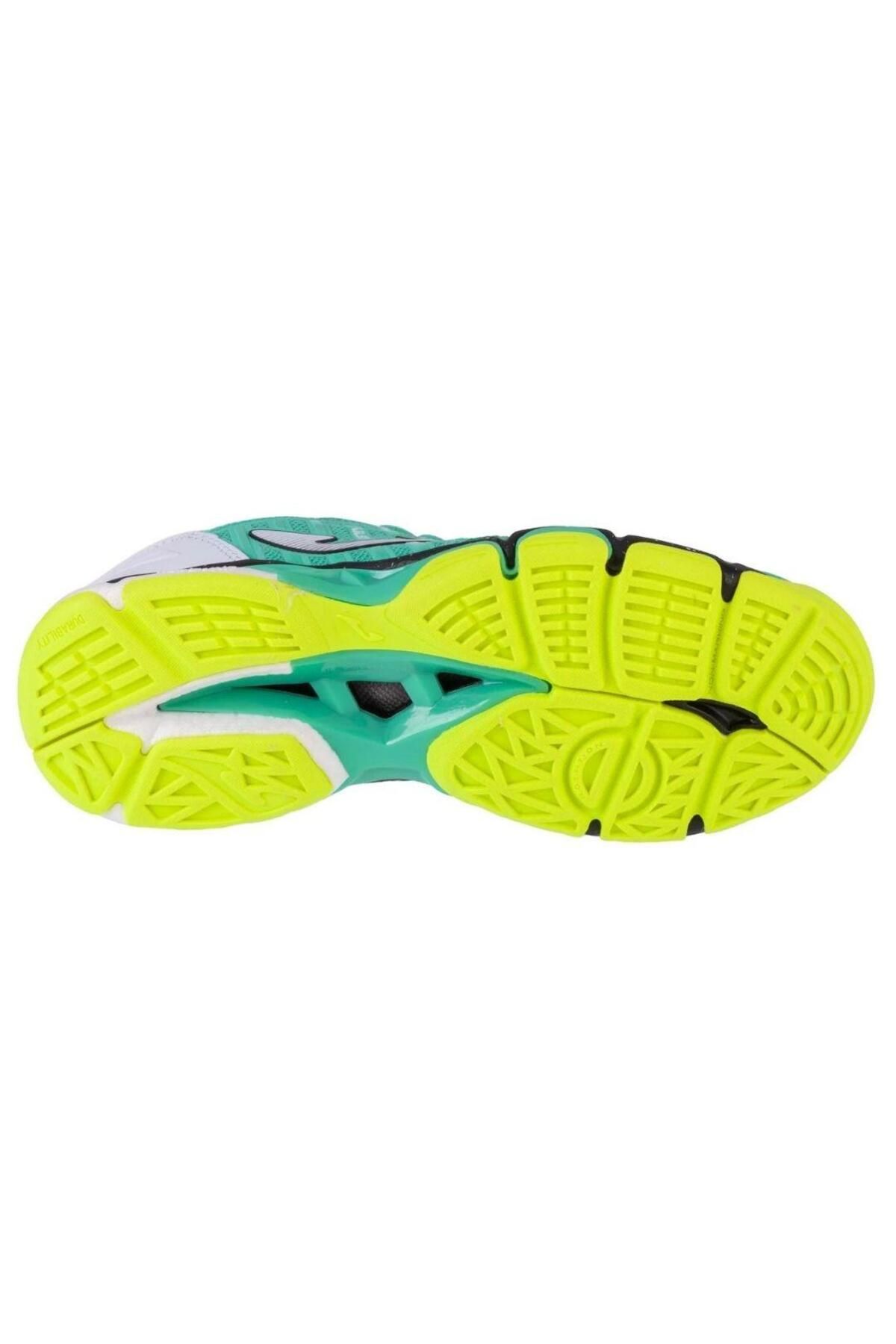 کفش والیبال سبز مردانه و زنانه V.IMPULSE LADY 2427 ورزشی فیروزه ای Joma