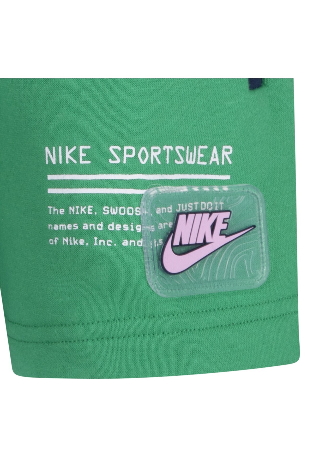 شورت و شلوارک پسرانه سبز نایکیNike | 86L754-E5D اورجینال - تصویر 2