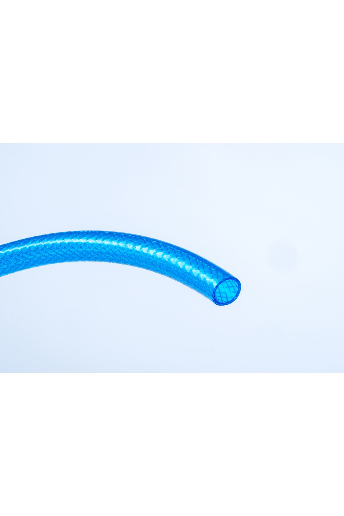 Pvc Şeffaf Örgülü Hortum Mavi Renk 1/2 ( iç çap 12,5 mm) 100 Metre 5