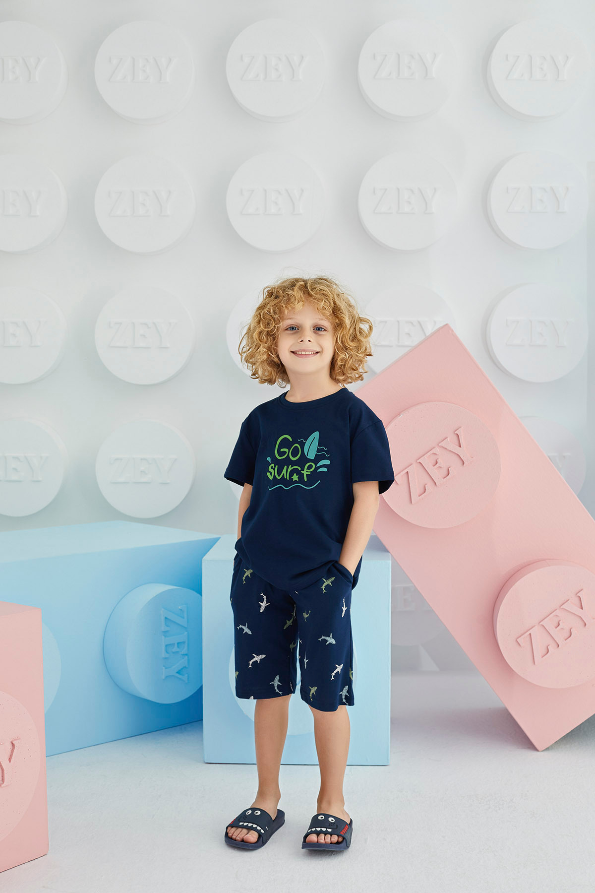 8667 MEN 'S O. PRINTED SHORTS SET