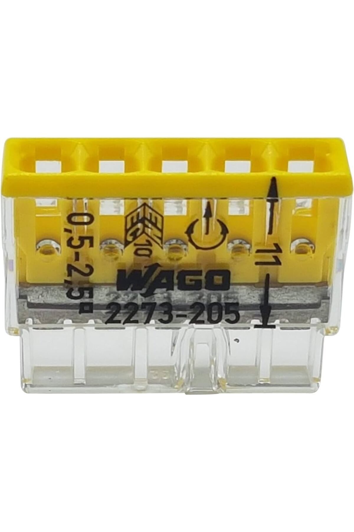 Tamer Elektrik Wago 100 ADET Klemens 5 Kutuplu Buat İçi