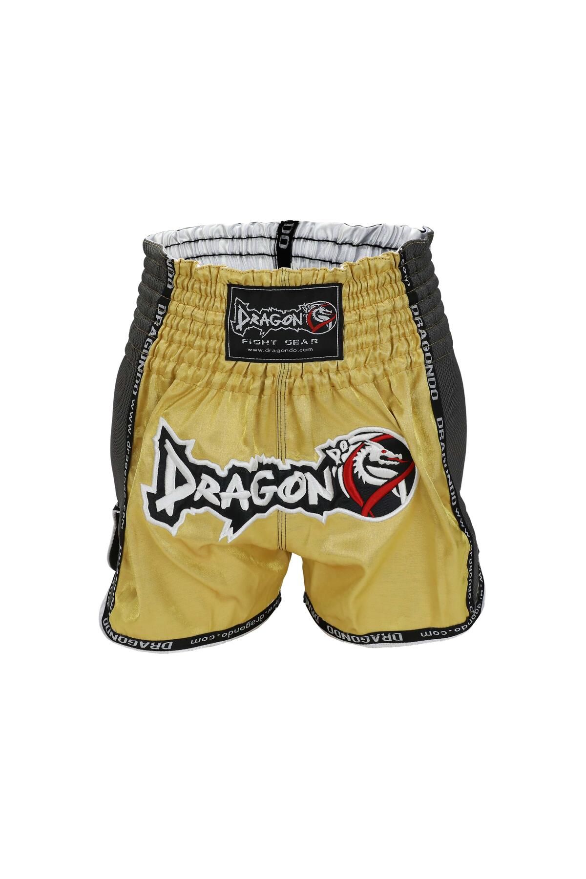 تجهیزات بوکس زرد MT3035 Muay Thai Short ویژه بافندگی شورت های تایلندی Dragondo