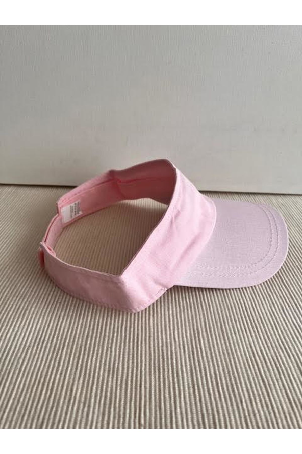 CosmoOutlet-Pink Tennis Visor Hat with UV Protection Adjustable Back 6