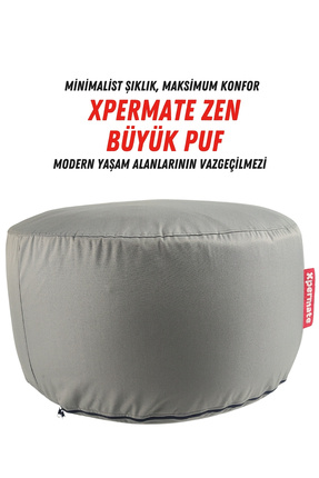 XPERMATE Sunset Puf Bench Fermuarlı Puf Yıkanabilir Kılıflı Ayak Uzatma Pufu ...