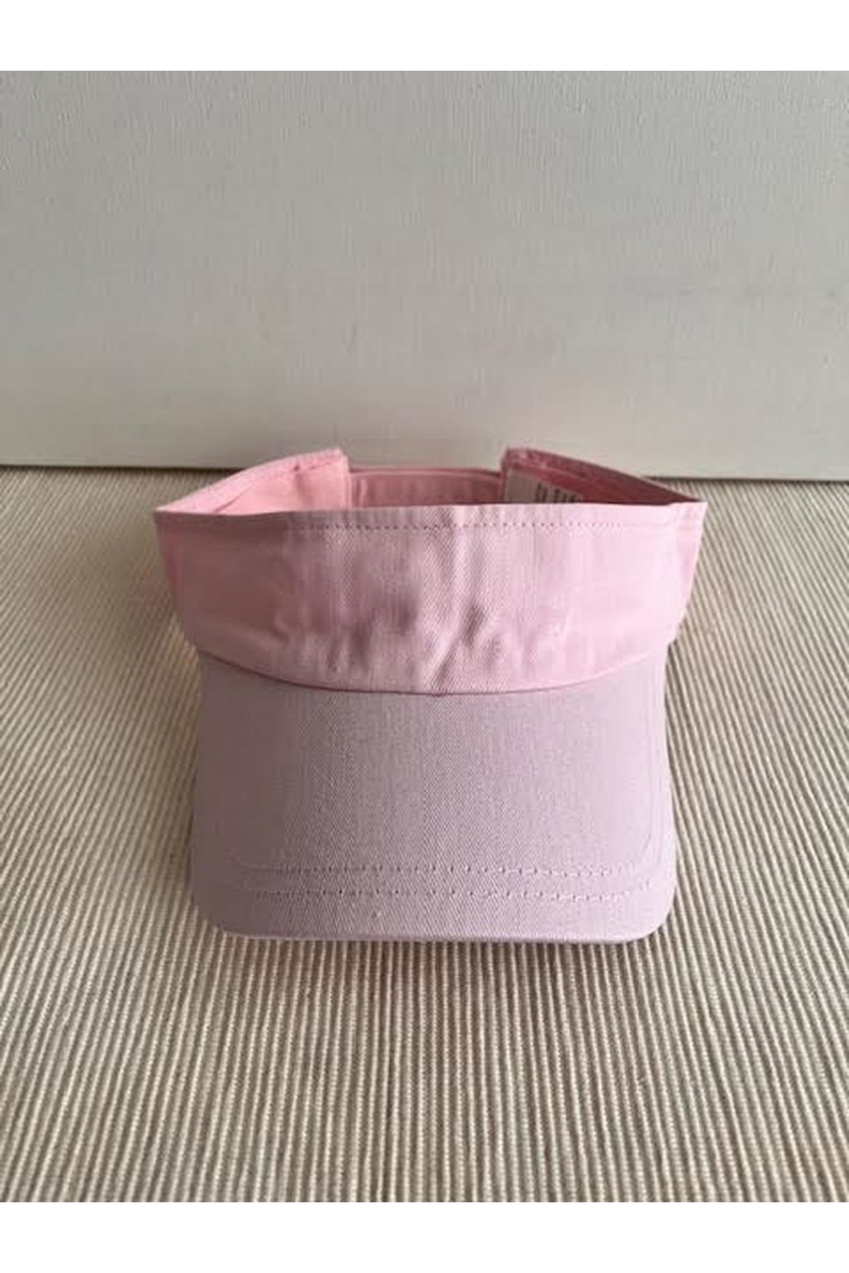 CosmoOutlet-Pink Tennis Visor Hat with UV Protection Adjustable Back 5