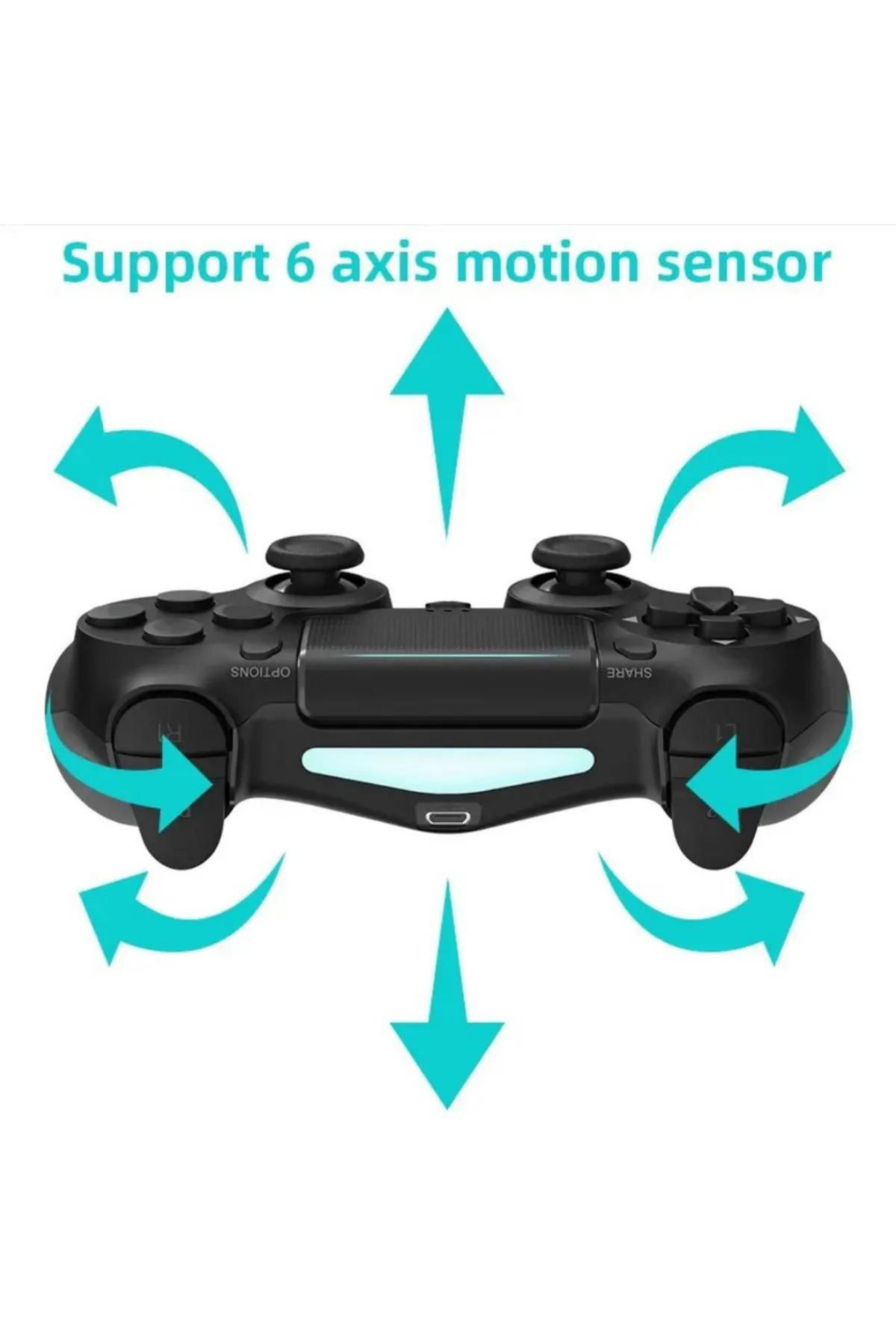PS4 Uyumlu Kol Wireless Bt Kablosuz Oyun Kolu Joystick Tablet Telefon Pc Uyumlu Titreşimli Oyun Kolu 4