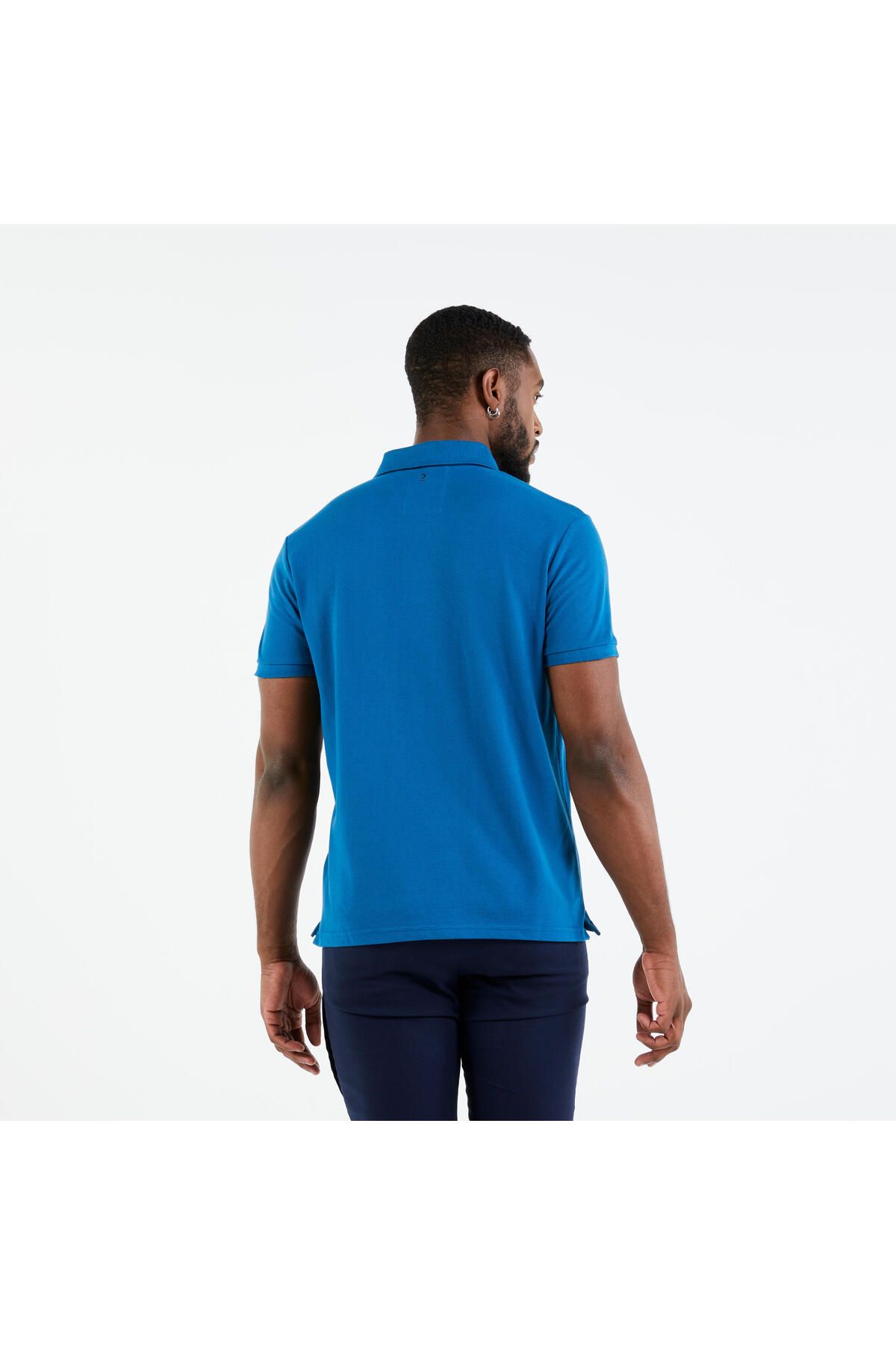 تی شرت ورزشی آبی مردانه قایقرانی 100 Decathlon