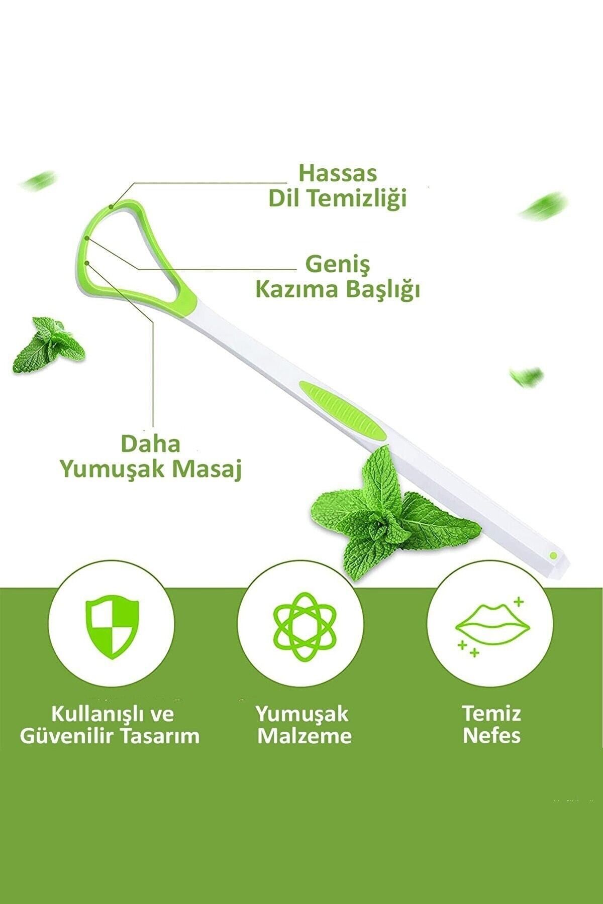 obrigado-Tongue Scraping Cleaner 1 Piece Plastic Anti-Odor Tongue Cleaning Apparatus Scraper Scraper 8