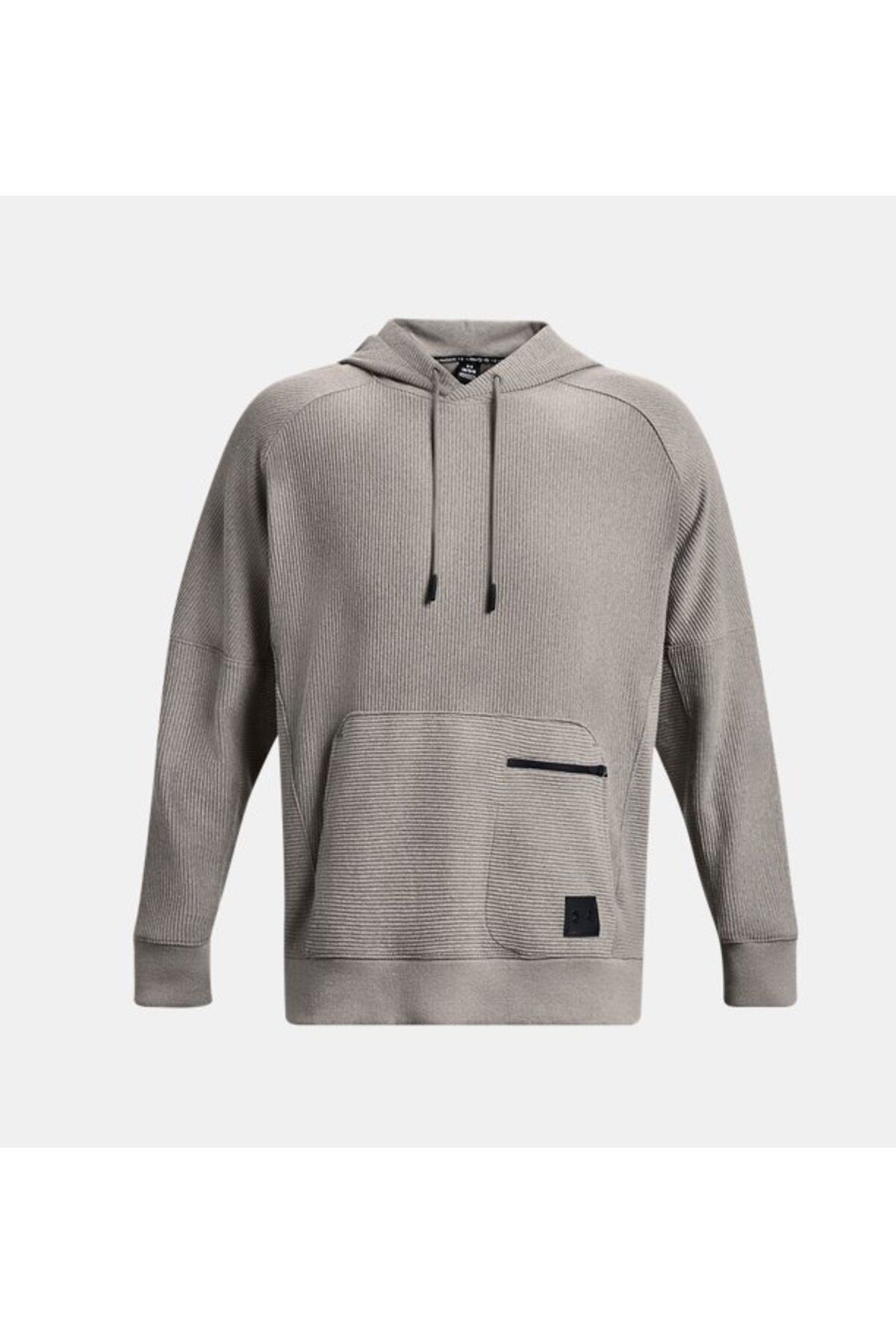 سویشرت ورزشی خاکستری مردانه UA عثمانی Ua Hooded 1373878 294 Under Armour