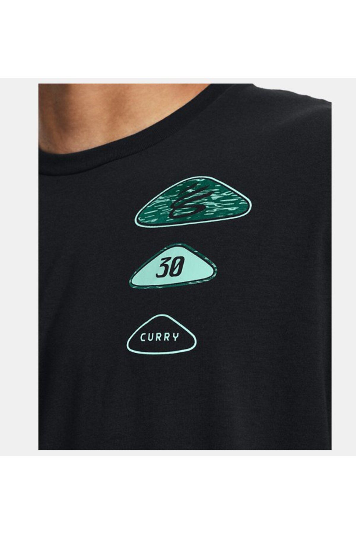 تی شرت مشکی مردانه آستین کوتاه مسابقات قهرمانی 1380362 001 Under Armour