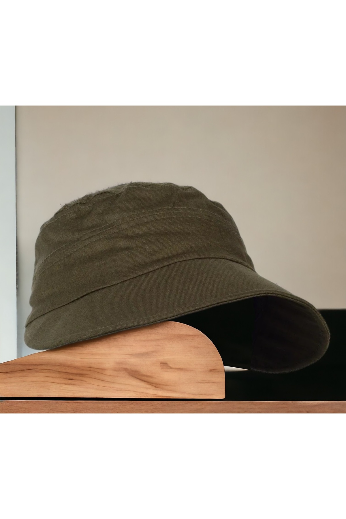Shopiolog-Bow Detailed Adjustable Back Women's Visor Hat Bow Wide Women's Hat 2
