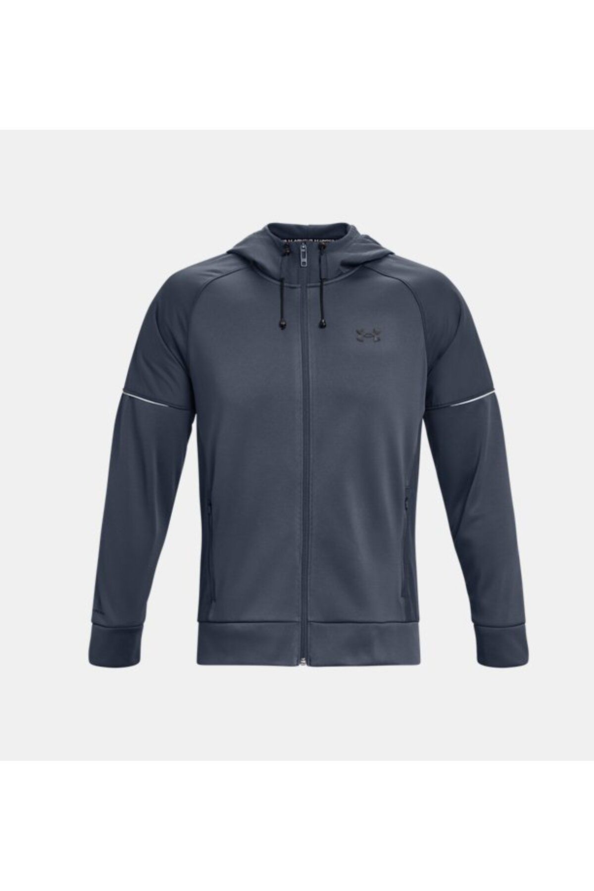 سویشرت ورزشی آبی مردانه طوفان زره پوش آرمور با اندازه کامل Zipper Hooded 1373781 044 Under Armour