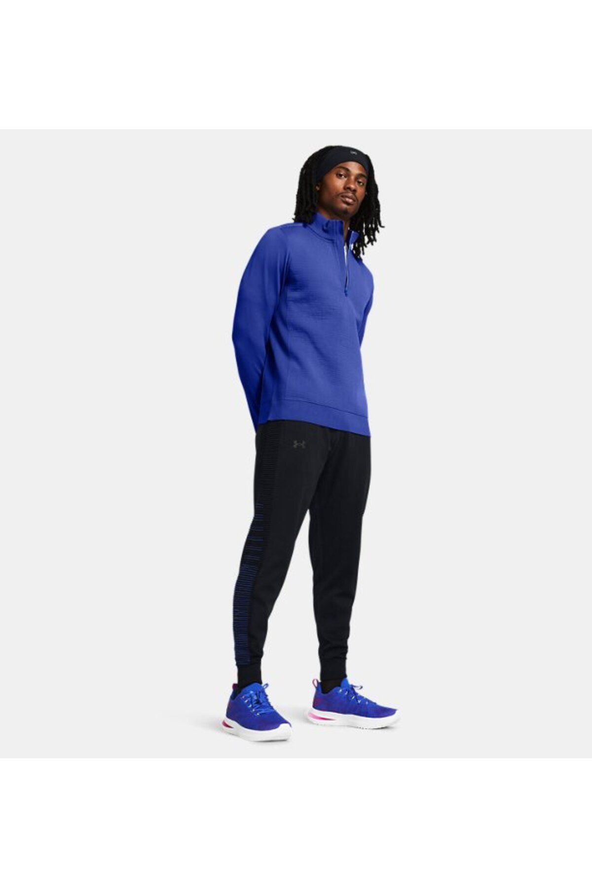 شلوار گرمکن ورزشی مشکی مردانه خدمات UA Intelliknit Service شش 1374574 002 Under Armour