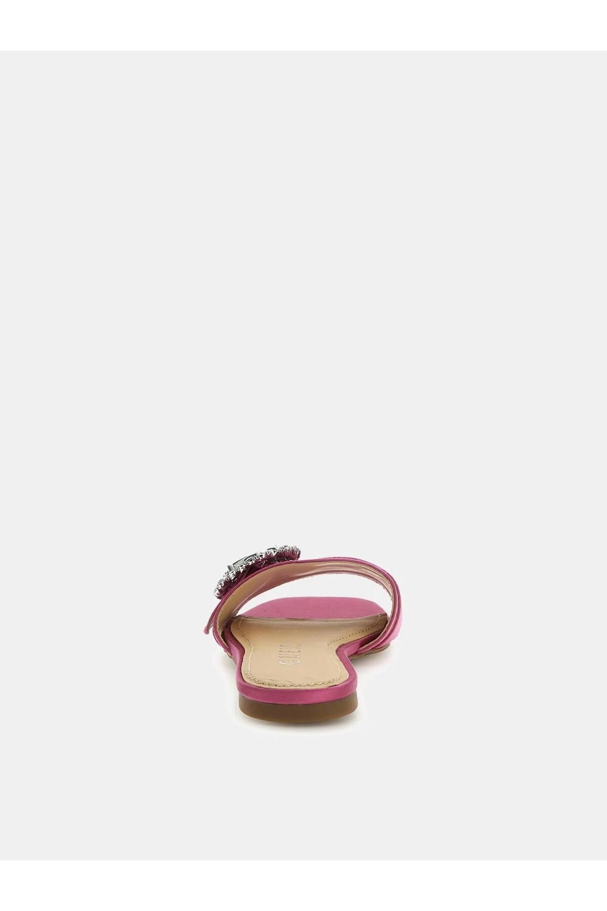 دمپایی صورتی زنانه Slip Fljllysat19 اورجینال Guess