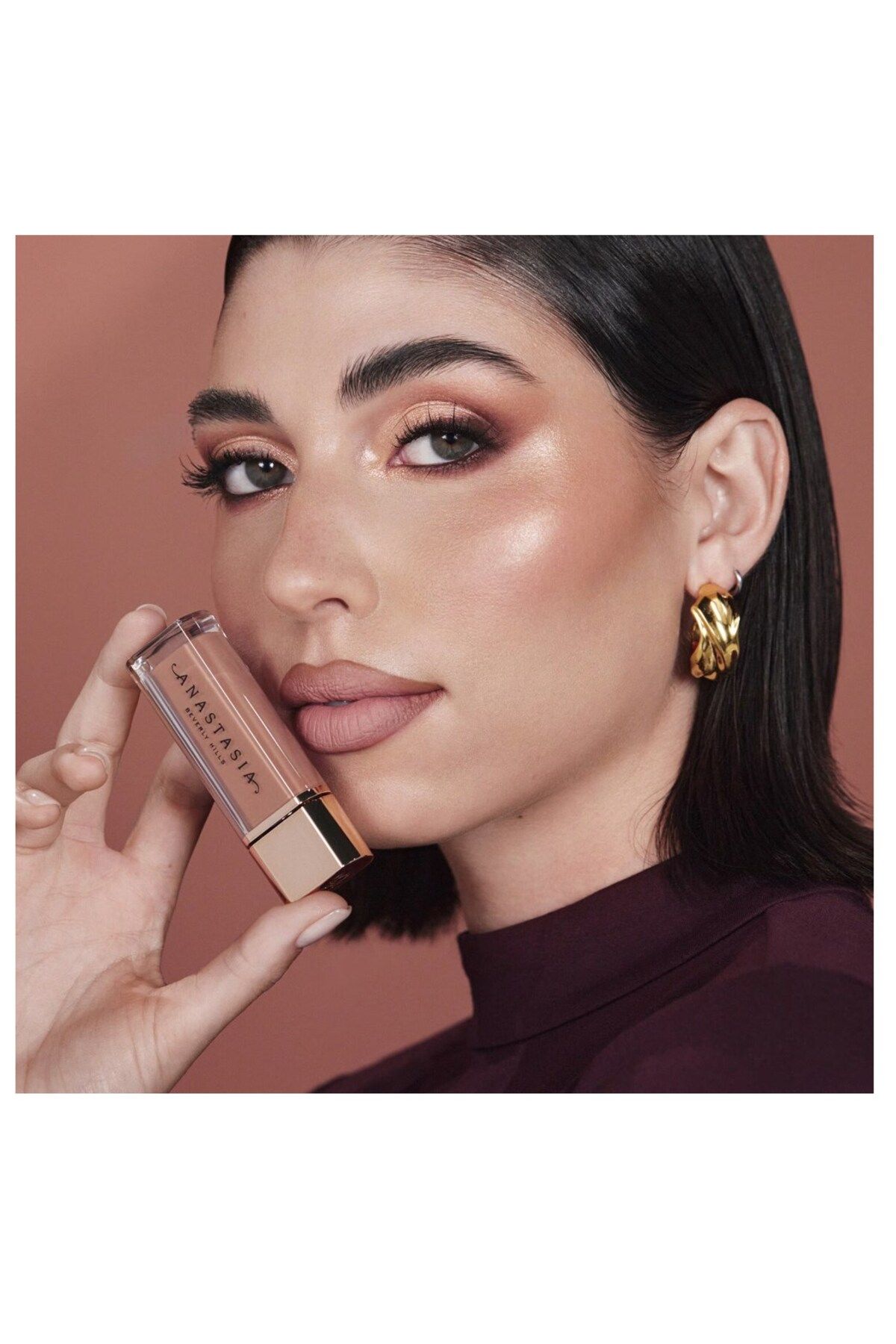 Anastasia Beverly Hills-Anastasia Beverly Hills Lip Velvet Peach Amber - Lipstick 2