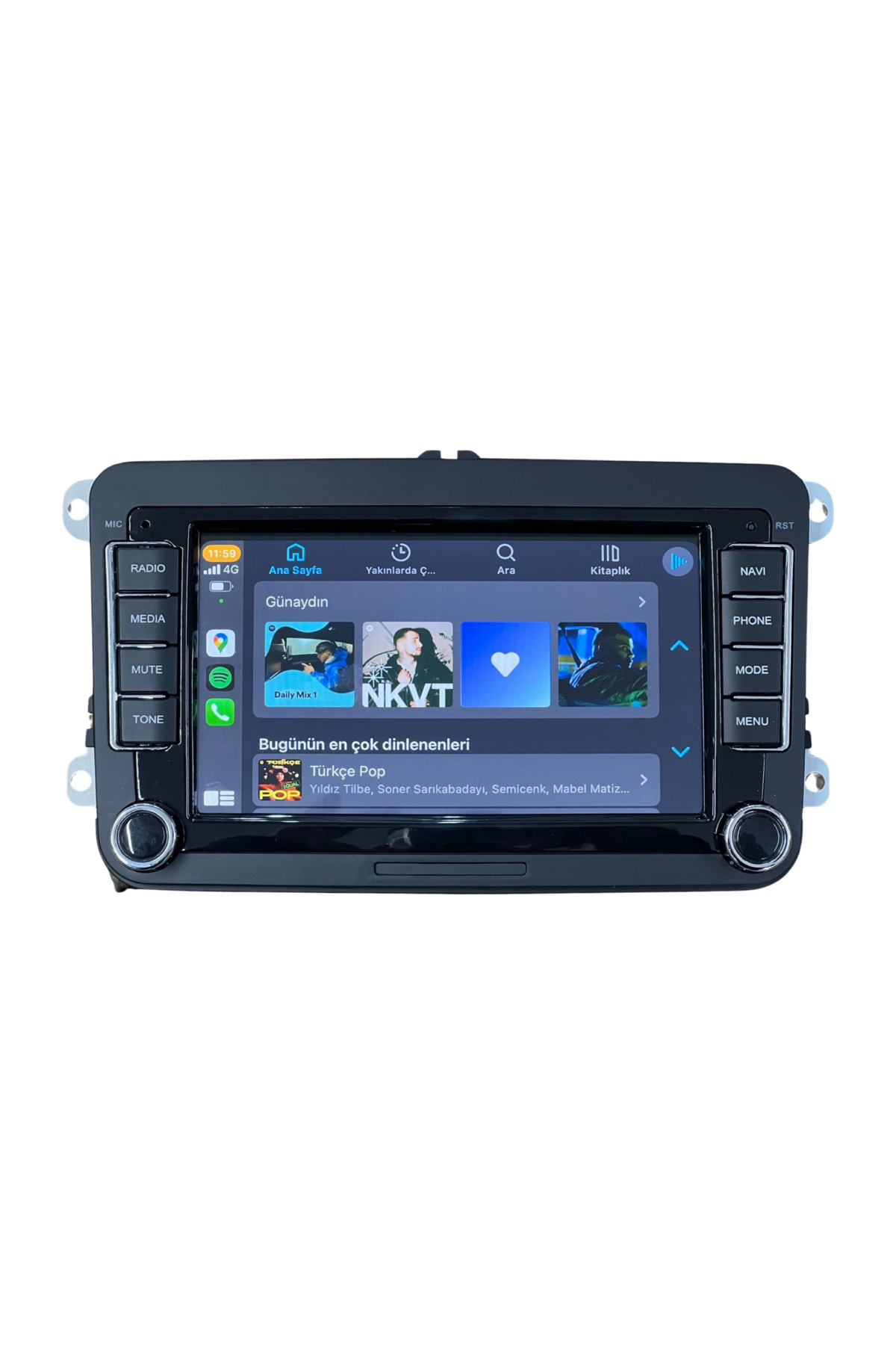 Carnavi VOLKSWAGEN PASSAT B6-B7-CC Uyumlu  ANDROİD 13.0 KABLOSUZ CARPLAY 7İNÇ  TİP 4GB RAM MULTİMEDYA