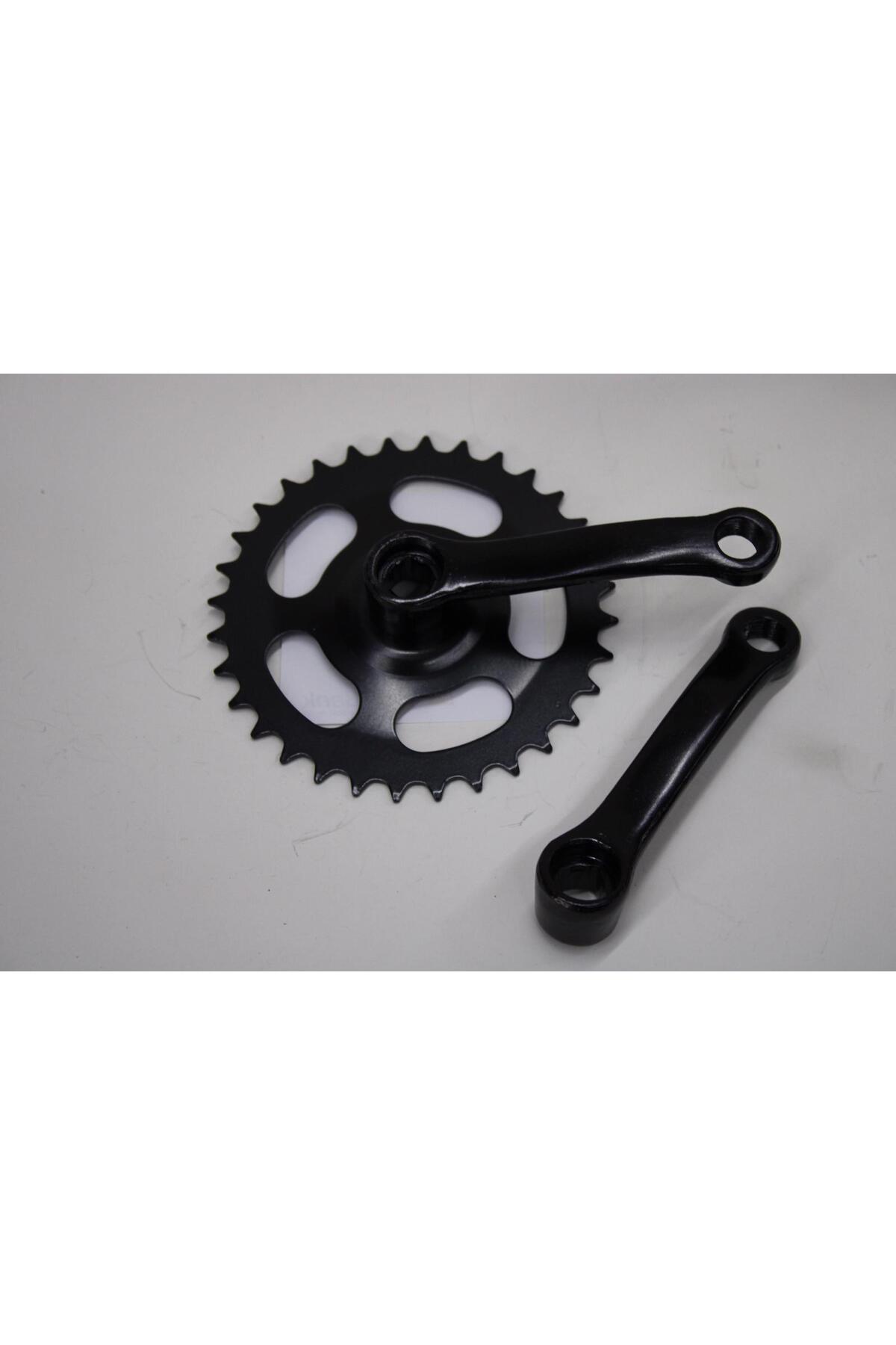 SARİSSA BİSİKLET BMX BİSİKLET 32 T AYNAKOL KÖŞELİ MODEL SİYAH RENK BMX ORTA DİŞLİ