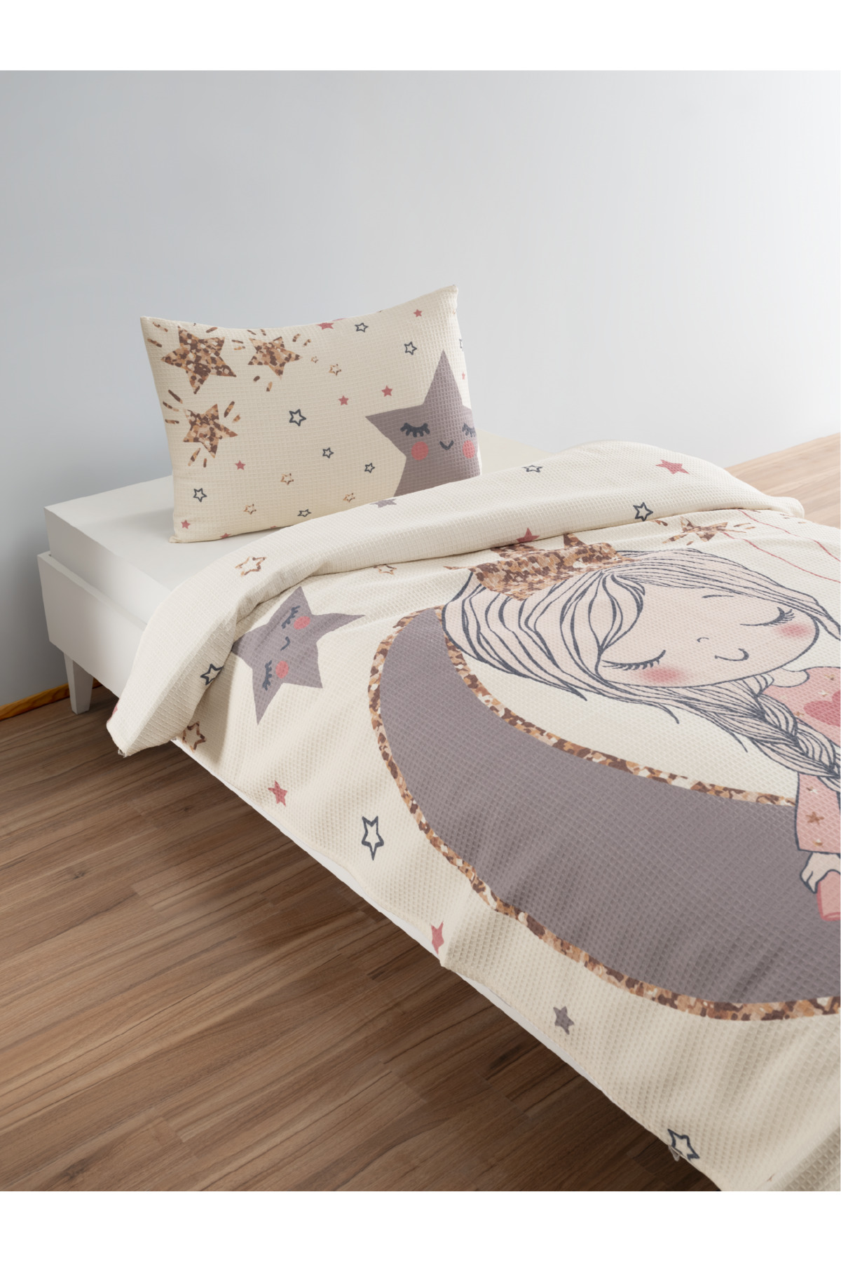 instababyrooms Tek Kişilik Pike, Yatak Örtüsü Bebek Ve Çocuk Odası Pikesi fotoğrafı 2 (önizleme)