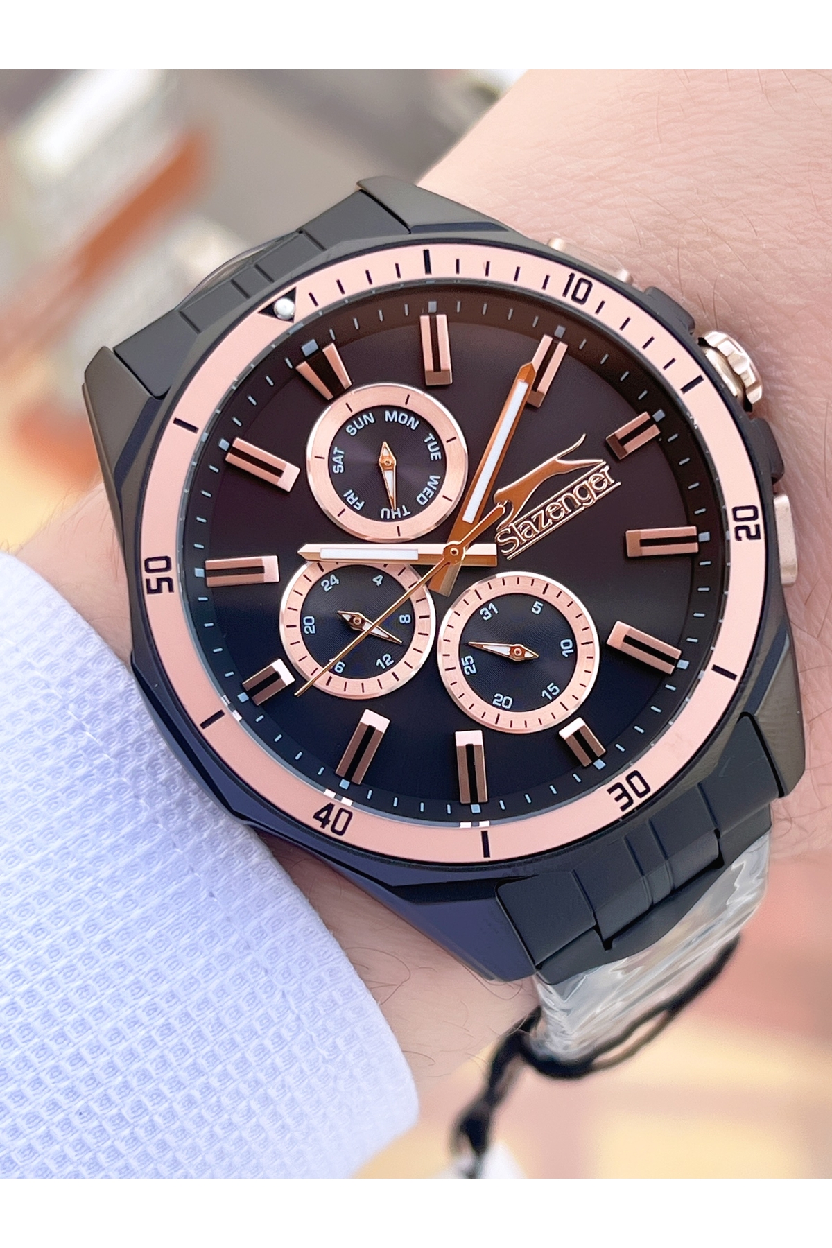 ساعت اسلازنگر مردانه  مشکی         | Slazenger NSL.09.1800.2.03 CN - تصویر 3